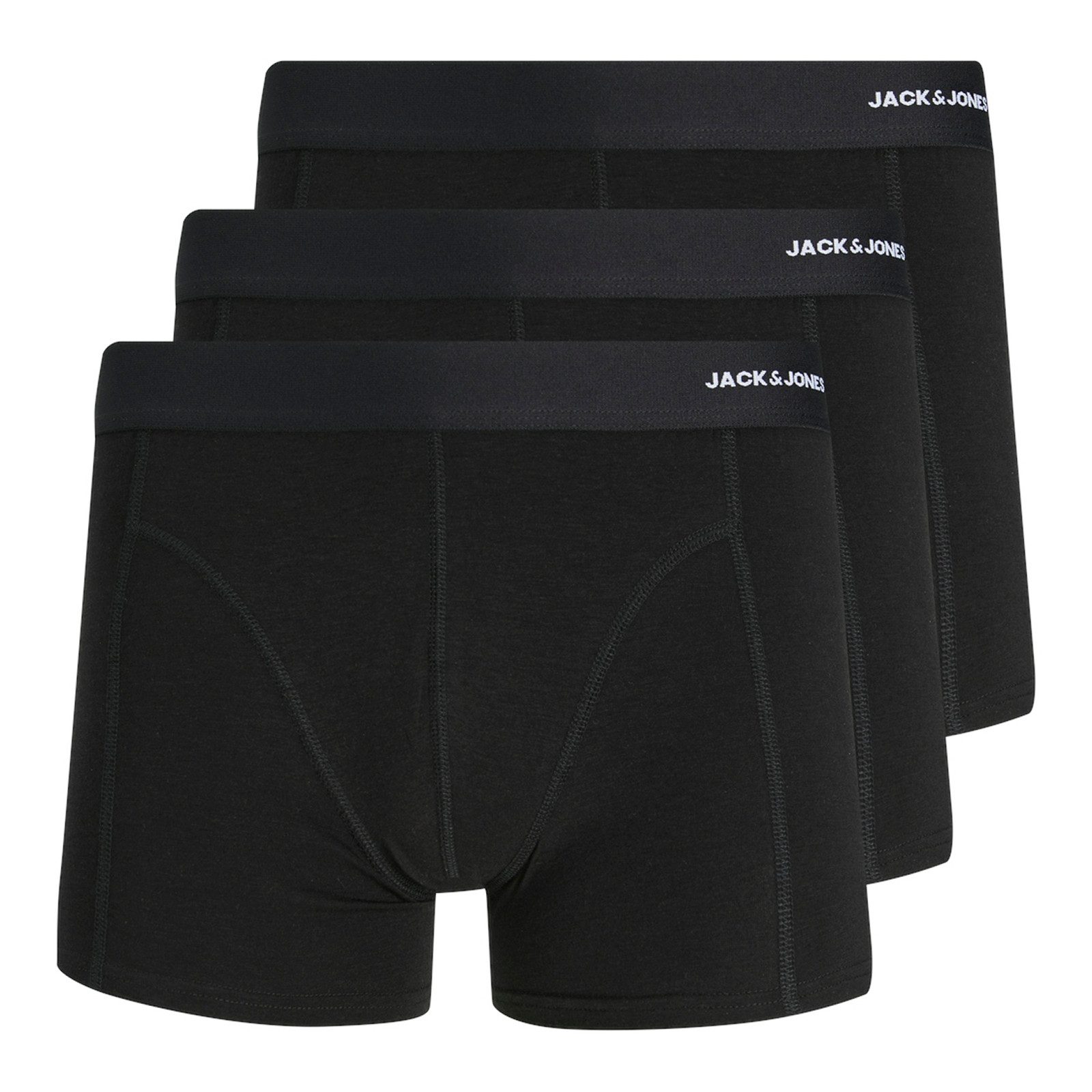 Retro Pants Jack&Jones 3er-Pack Übergrößen Pants JACBASIC schwarz