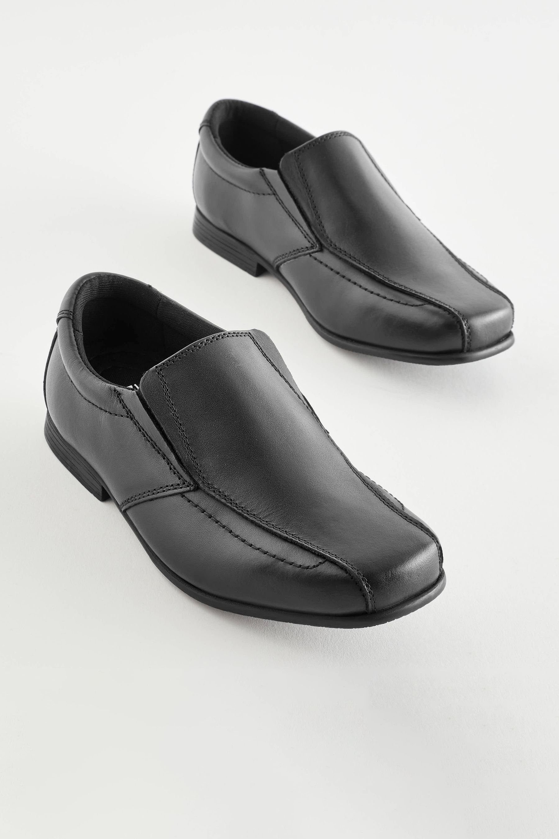 Next Loafer aus Leder für die Schule, weite Passform Loafer (1-tlg)