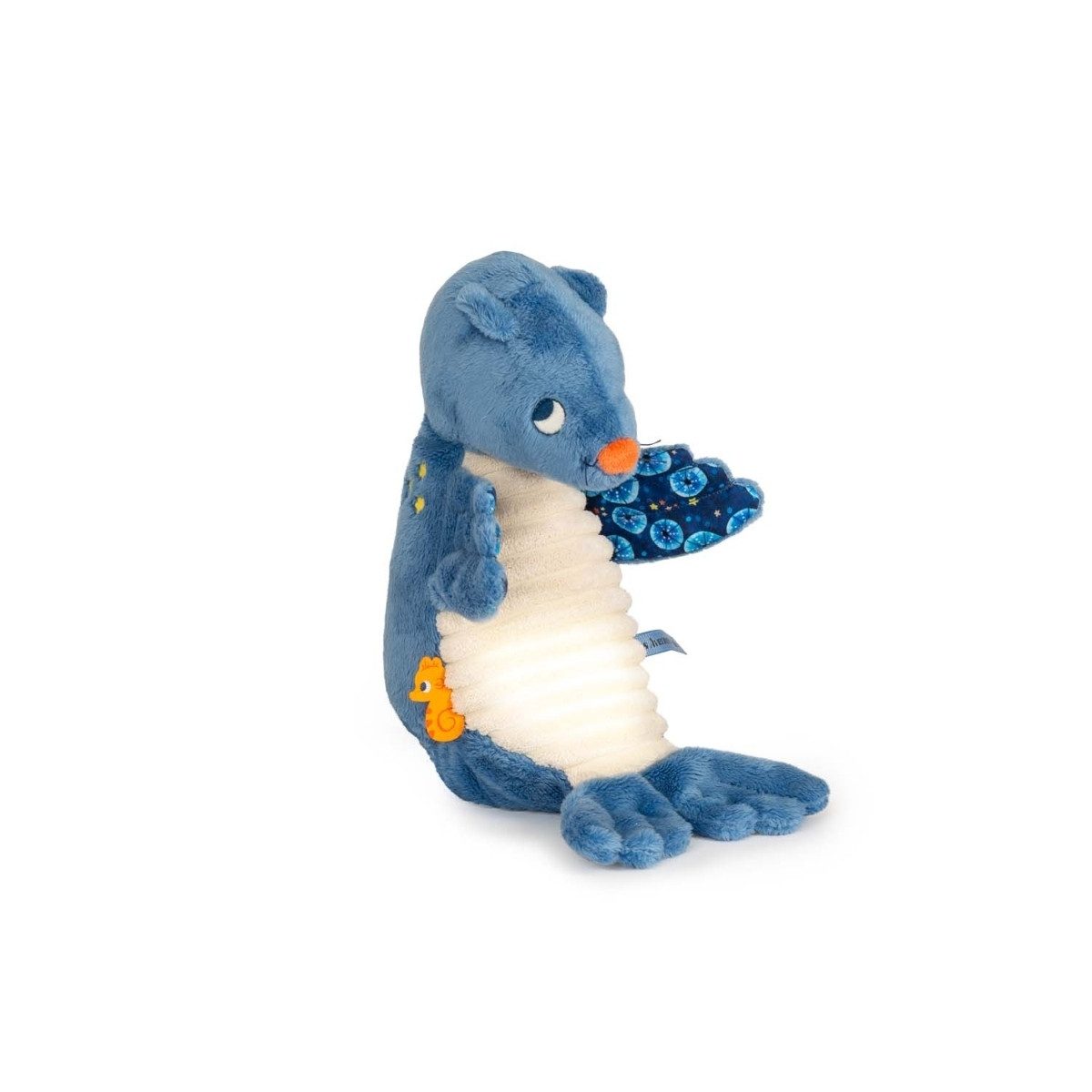 Moulin Roty Kuscheltier Seelöwe Nachtlicht Baby USB Timer 10h Laufzeit, waschbar