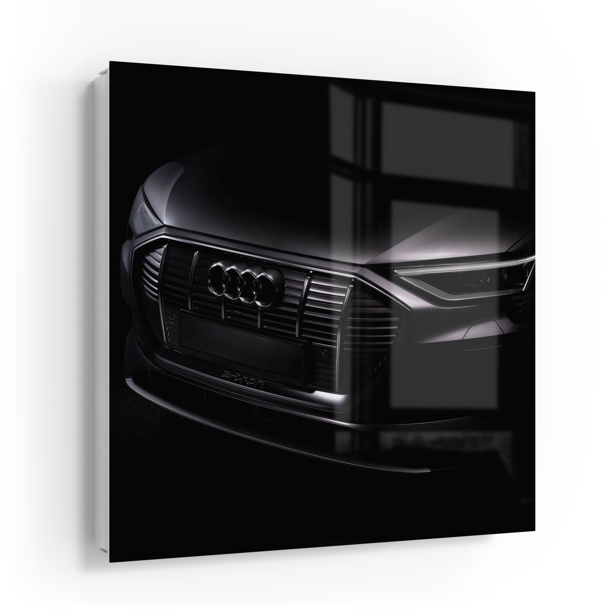 DEQORI Schlüsselkasten 'Audi Frontalaufnahme', Glas Schlüsselbox