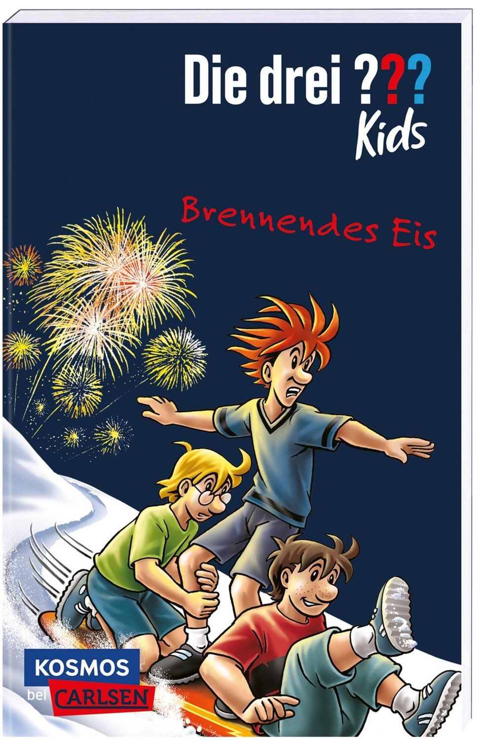 Die drei ??? Kids 40: Brennendes Eis / Ulf Blanck, Detektivgeschichte für Leseanfänger*innen ab 8 Jahren mit großer Fibelschrift