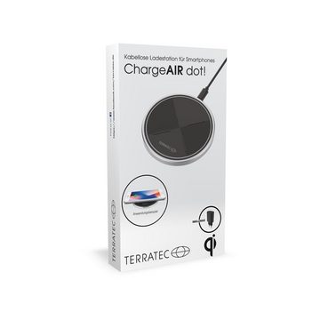 Terratec ChargeAir Dot! Induktions-Ladegerät (1-tlg., Induktiv, kabellos, wireless, kontaktlos, Ladepad)