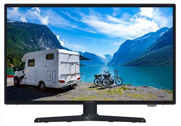 Reflexion LDDW24i+ LED-Fernseher (60,00 cm/24 Zoll, Full HD, Smart-TV, DC IN 12 Volt / 24 Volt, Netzteil 230 Volt, Fernseher für Wohnwagen, Wohnmobil, Camping, Caravan, mit integriertem DVD-Player)