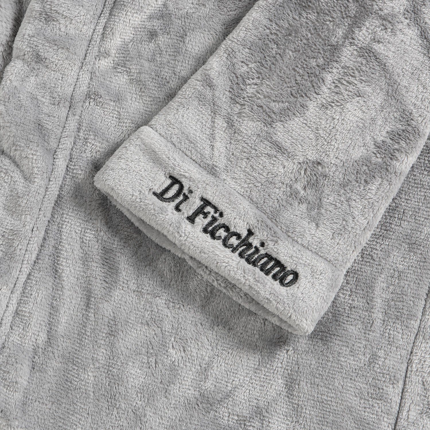 Di Ficchiano Bademantel Di Ficchiano Unisex Herren Damen Bademantel mit Kapuze I Größen XXS -, Polyester, Kapuze, Bindegürtel