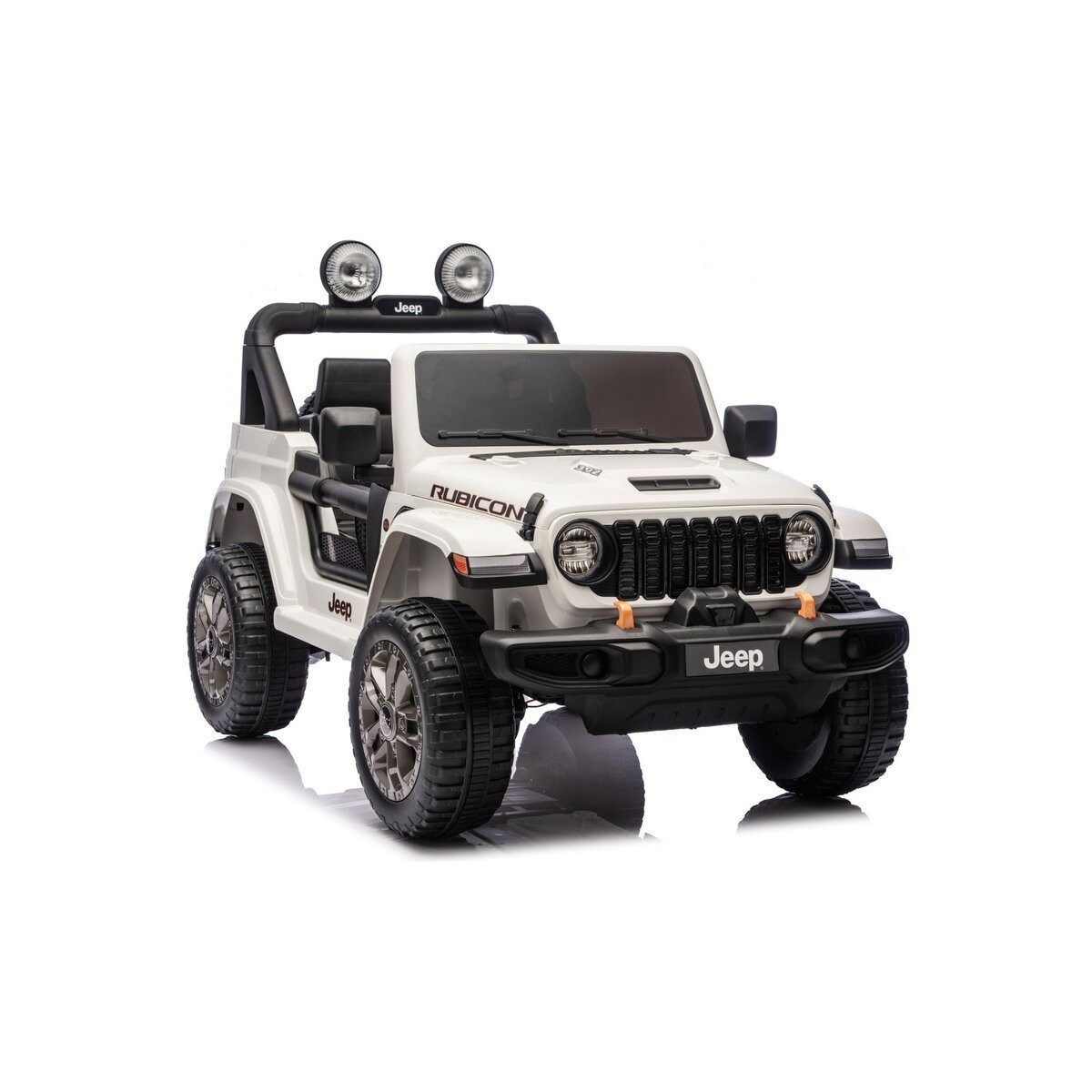 Wisam Elektro-Kinderauto Jeep Rubicon 4x4 DK-JWR556 4x200W 24V Weißes