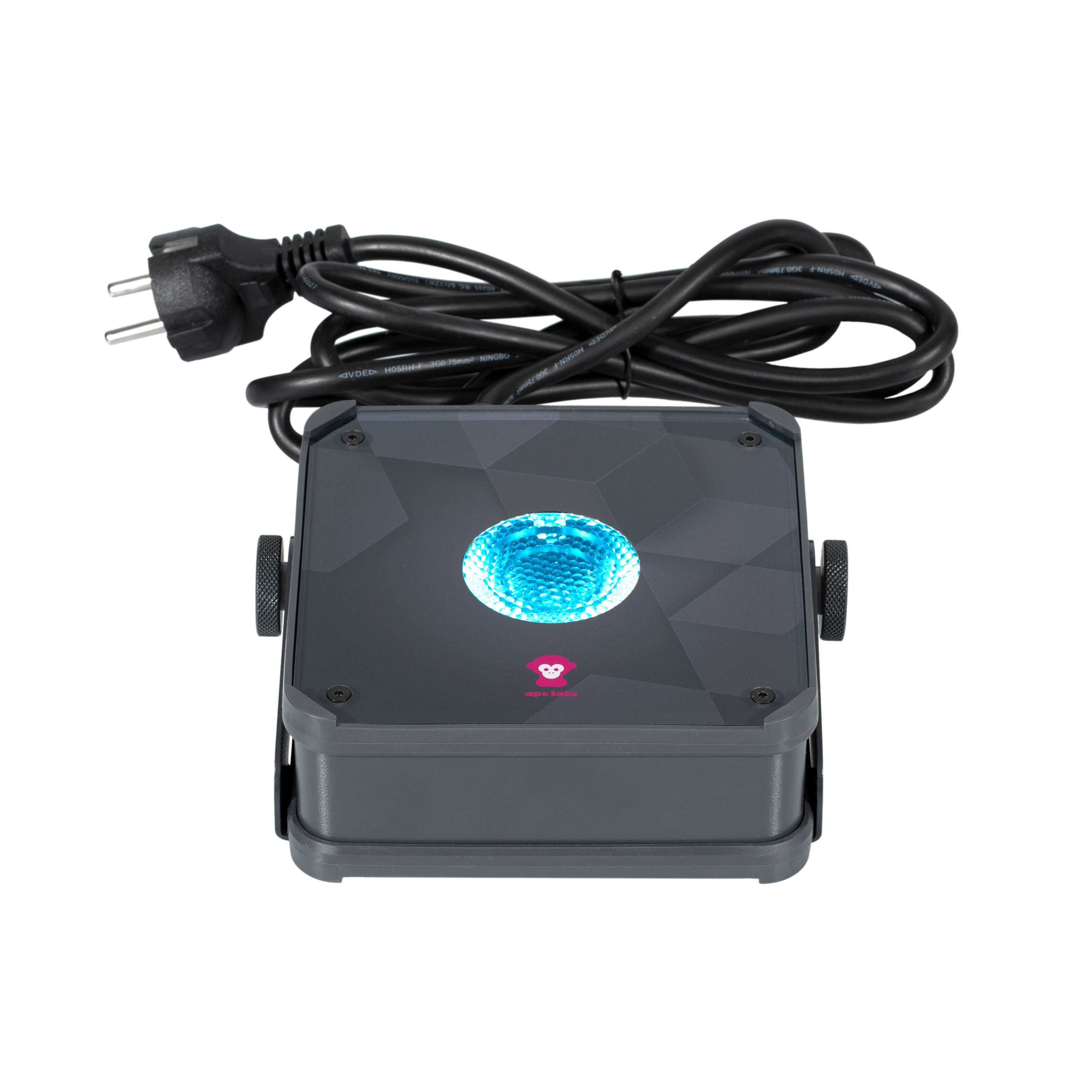 Ape Labs LED Scheinwerfer, ApeLight Mini V2 Single Unit - grey Kabel Vers - Akkubetriebener LED