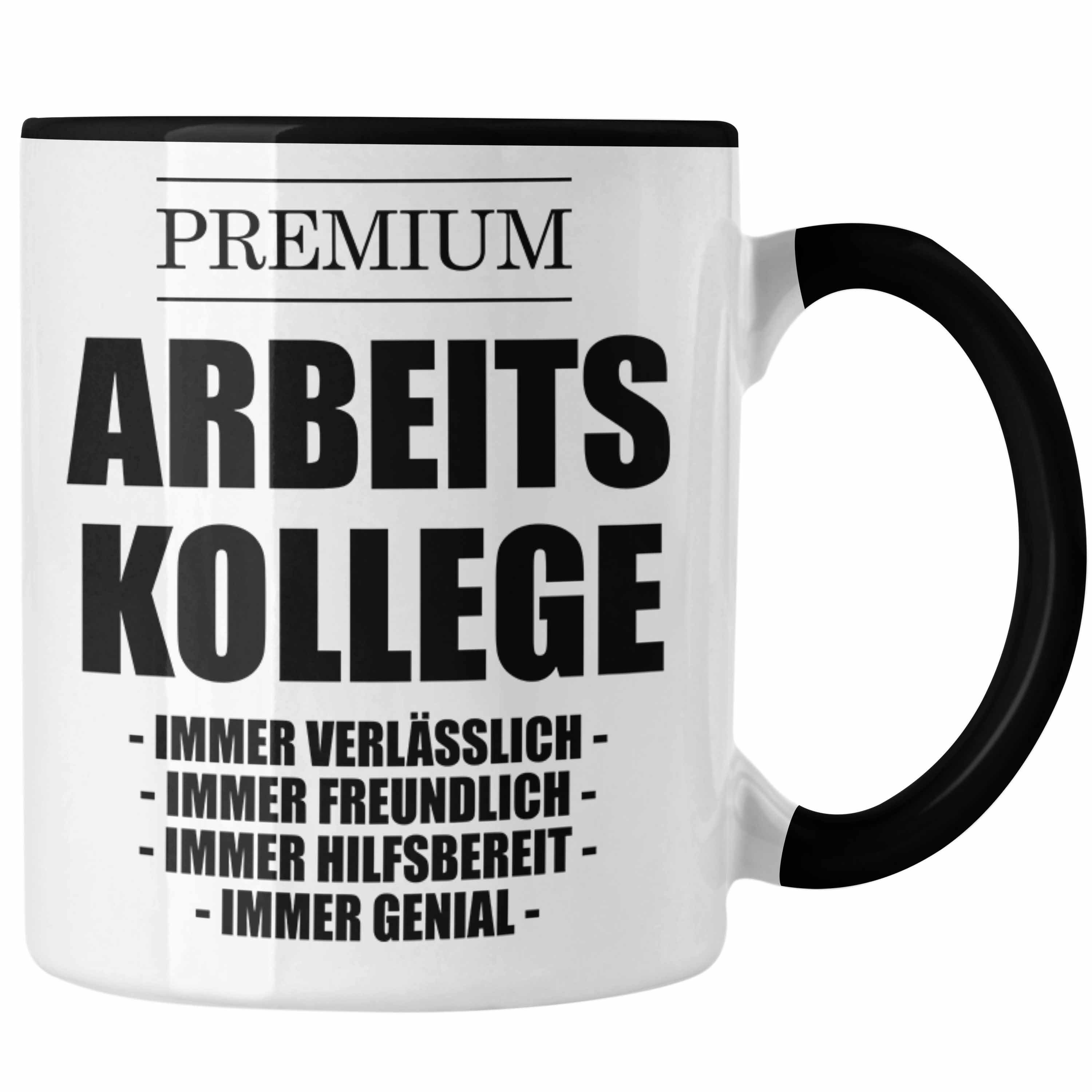 Trendation Tasse Trendation - Lieblingskollege Tasse Lustige mit Kollege Schwarz für als zum Sprüchen Geschenk Geburtstag Kollege Premium