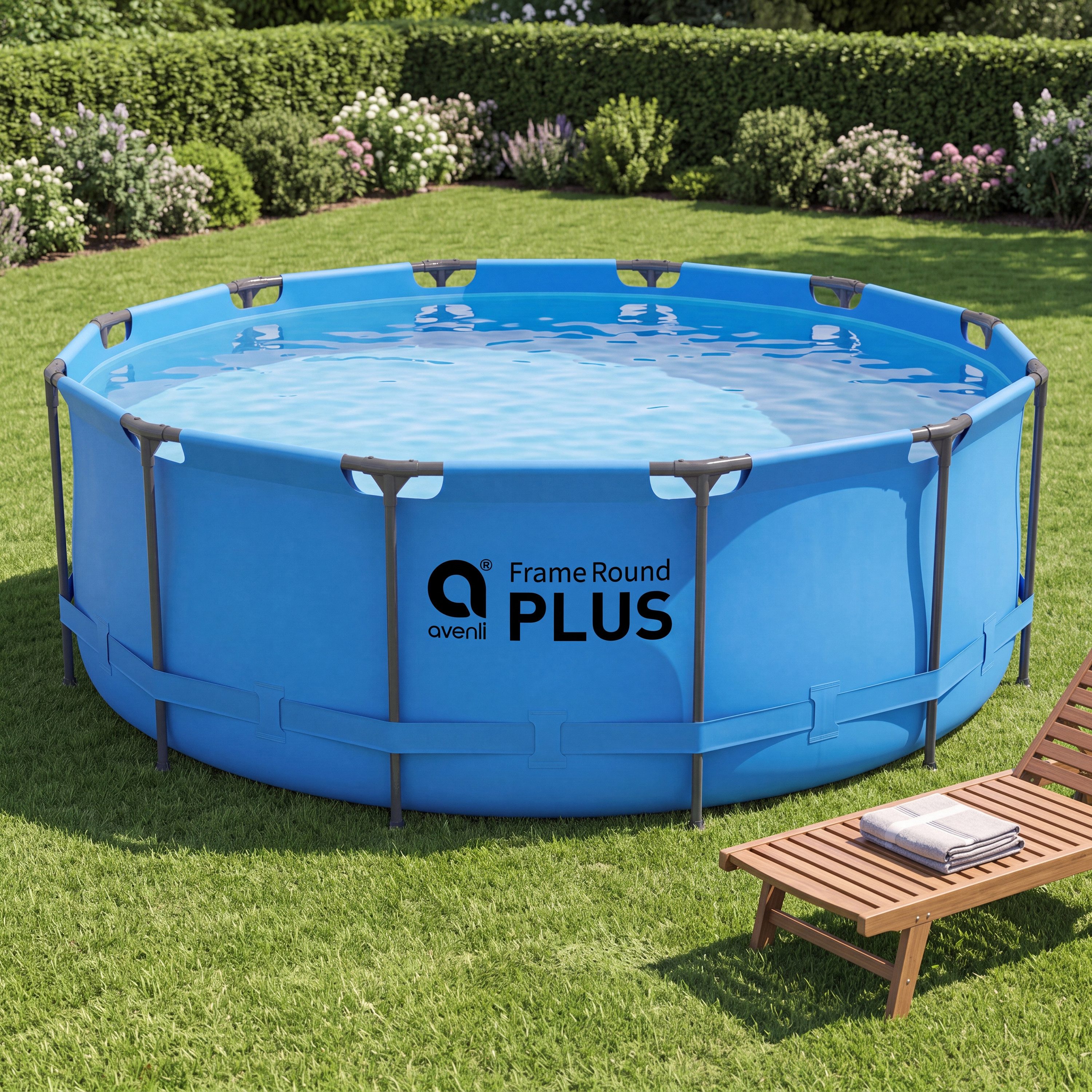 Avenli Framepool Frame Plus Pool 366x122 cm, Aufstellpool (Stahlrahmenpool, ohne Zubehör), Auch als Ersatzpool geeignet