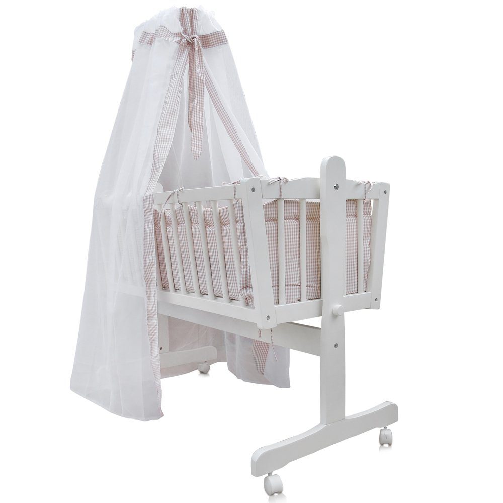 VitaliSpa® Babybett, Weiß/Beige, 100 x 77 günstig online kaufen