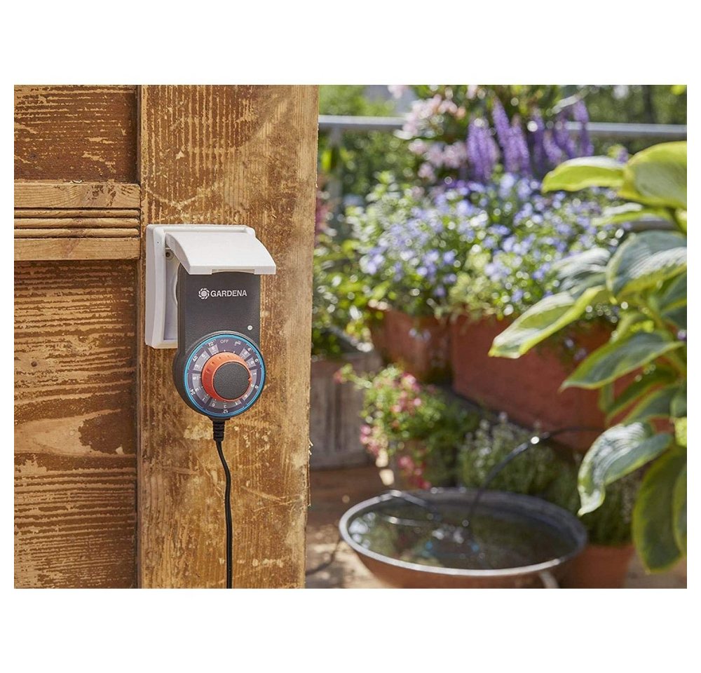 Thumbnail - GARDENA Bewässerungssteuerung city gardening Blumenkasten-Bewässerung - Bewässerungssteuerung - grau