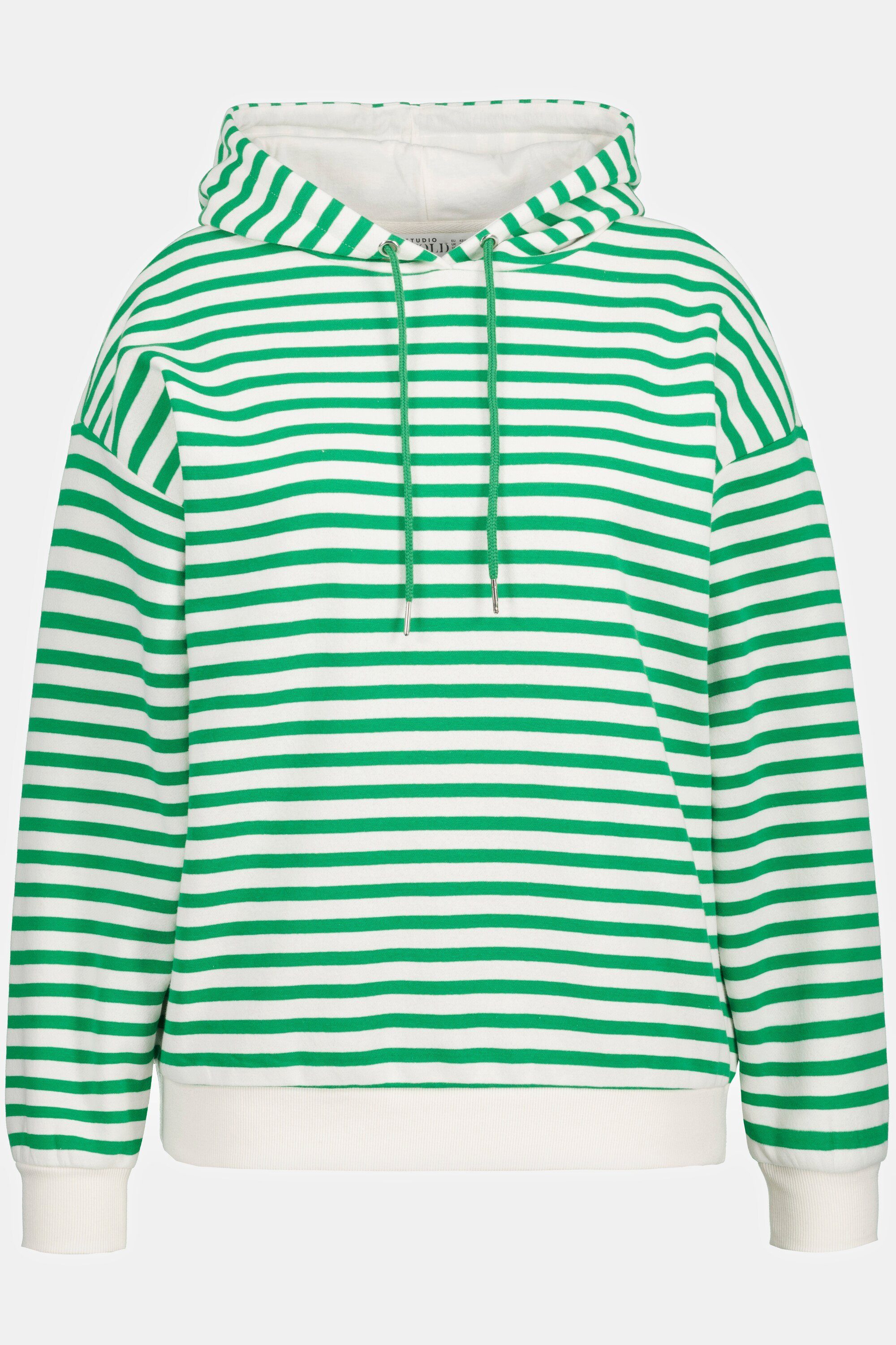 grün Untold Kapuze Hoodie Langarm Sweatshirt Studio oversized Streifen