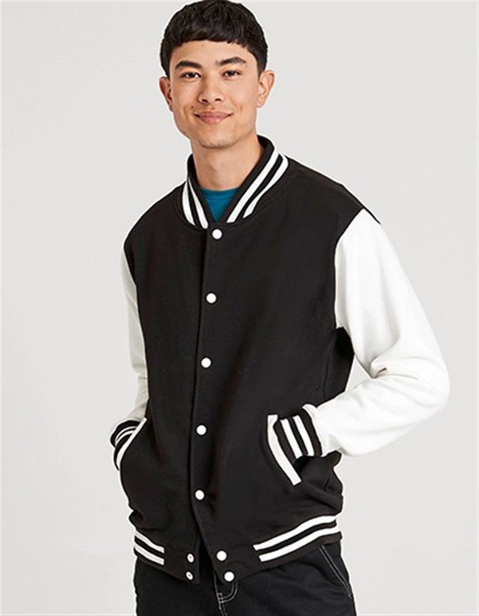 Just Hoods Sweatjacke Varsity Jacket / College Jacke