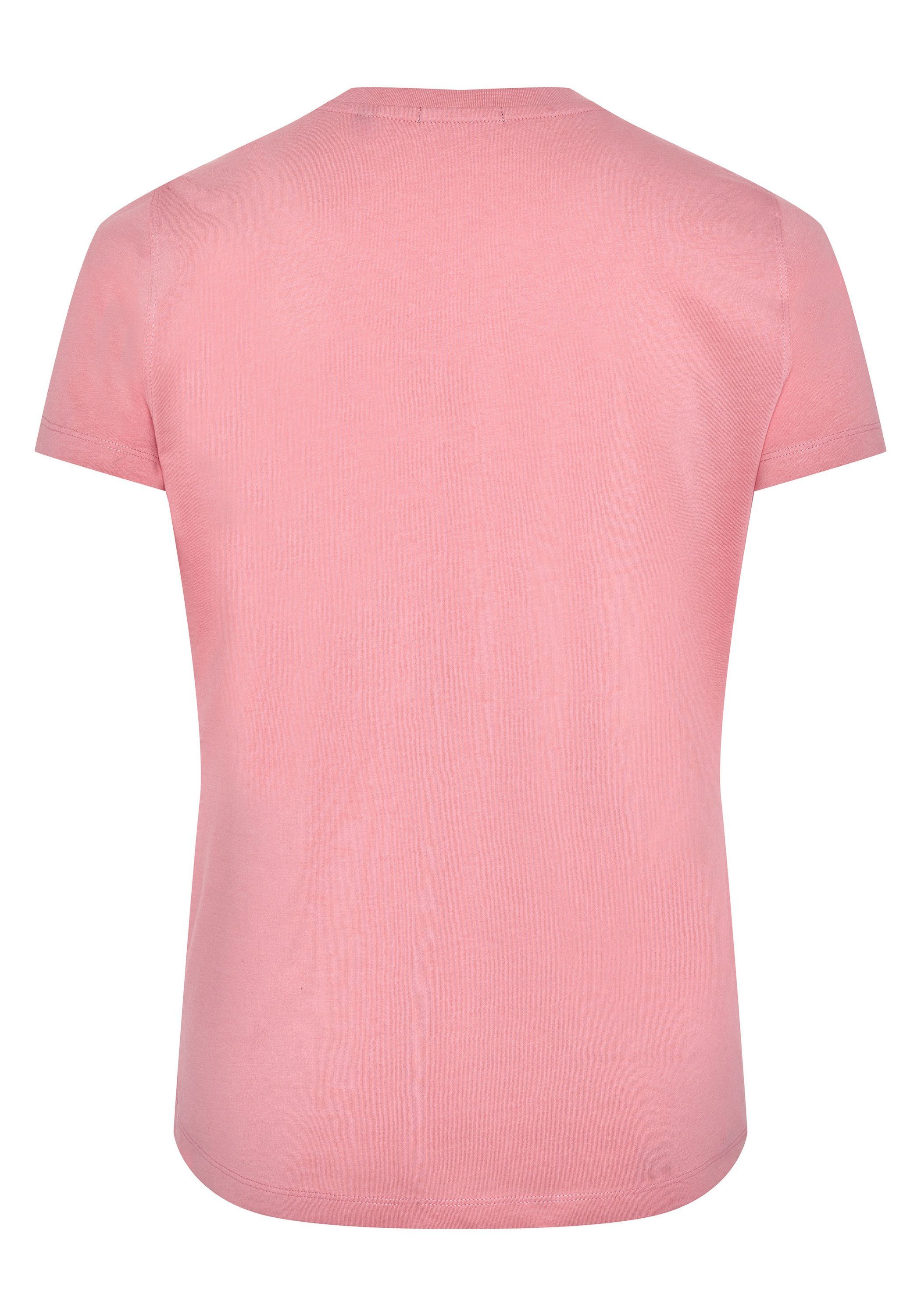 1 Salmon mit Jumper-Frontprint T-Shirt Rose Chiemsee Print-Shirt