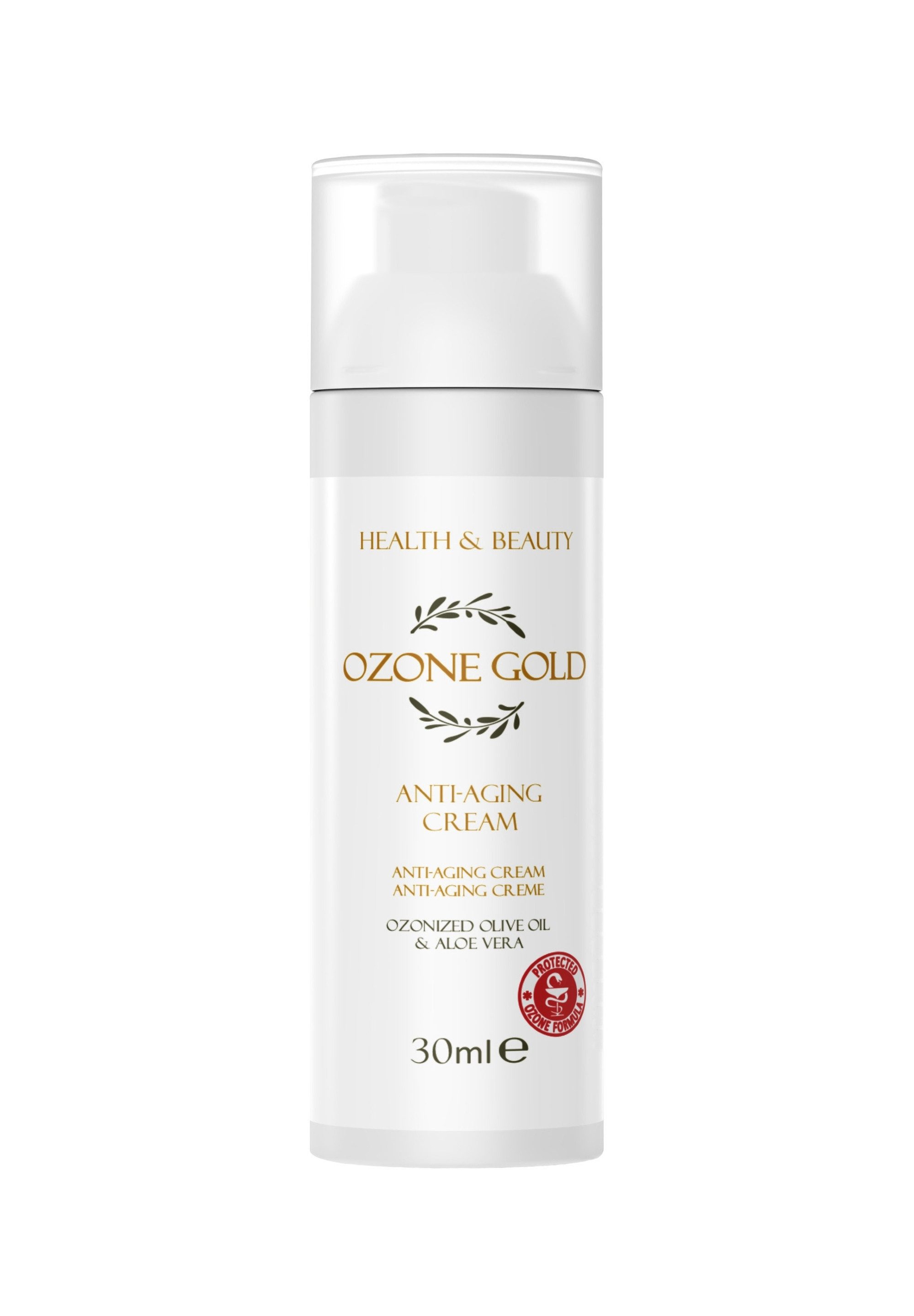 OZONE GOLD Gesichtslotion, 1-tlg., mit ozonisiertem Olivenöl und Aloe Vera