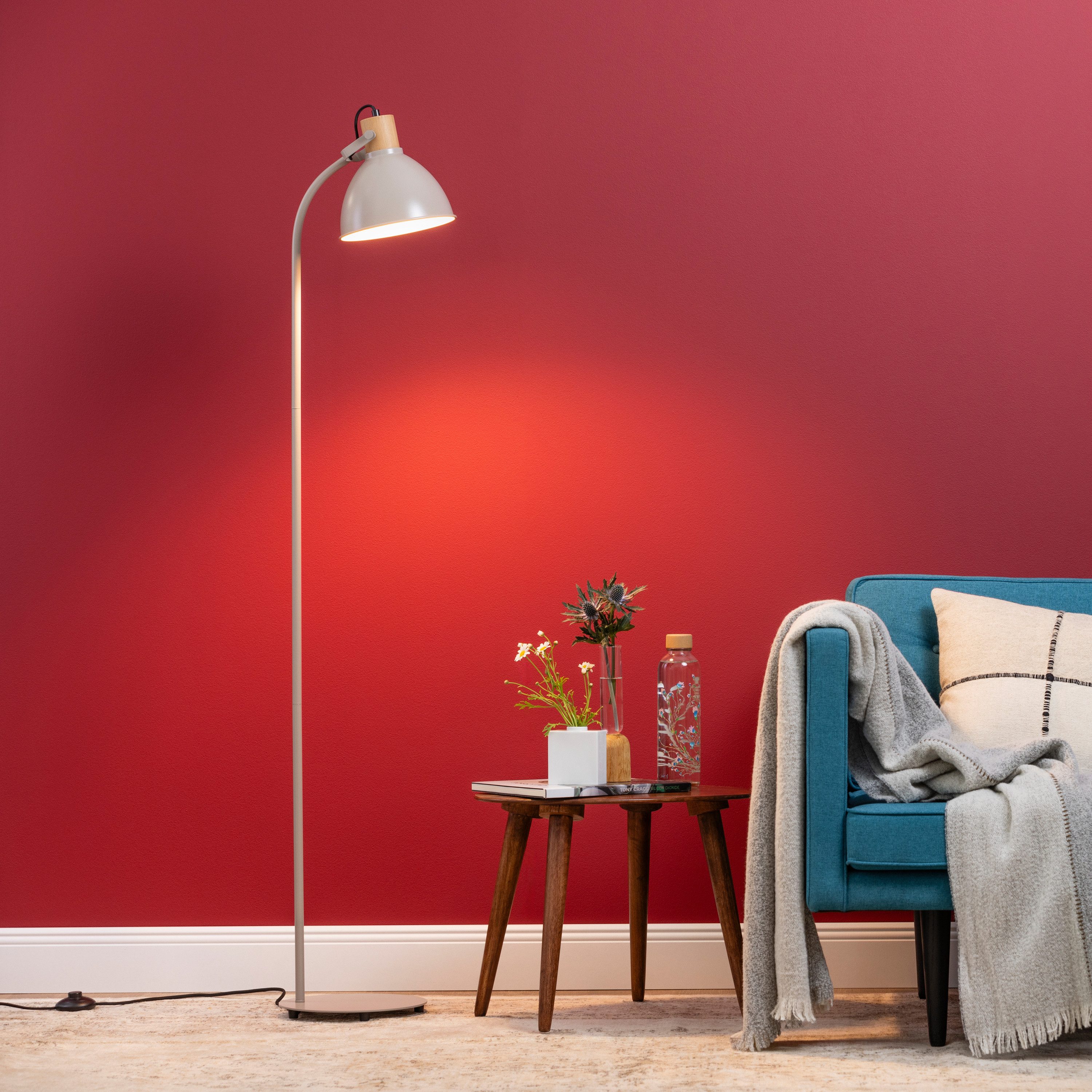 Brilliant Standleuchte Erena 1,5 m Taupe günstig online kaufen