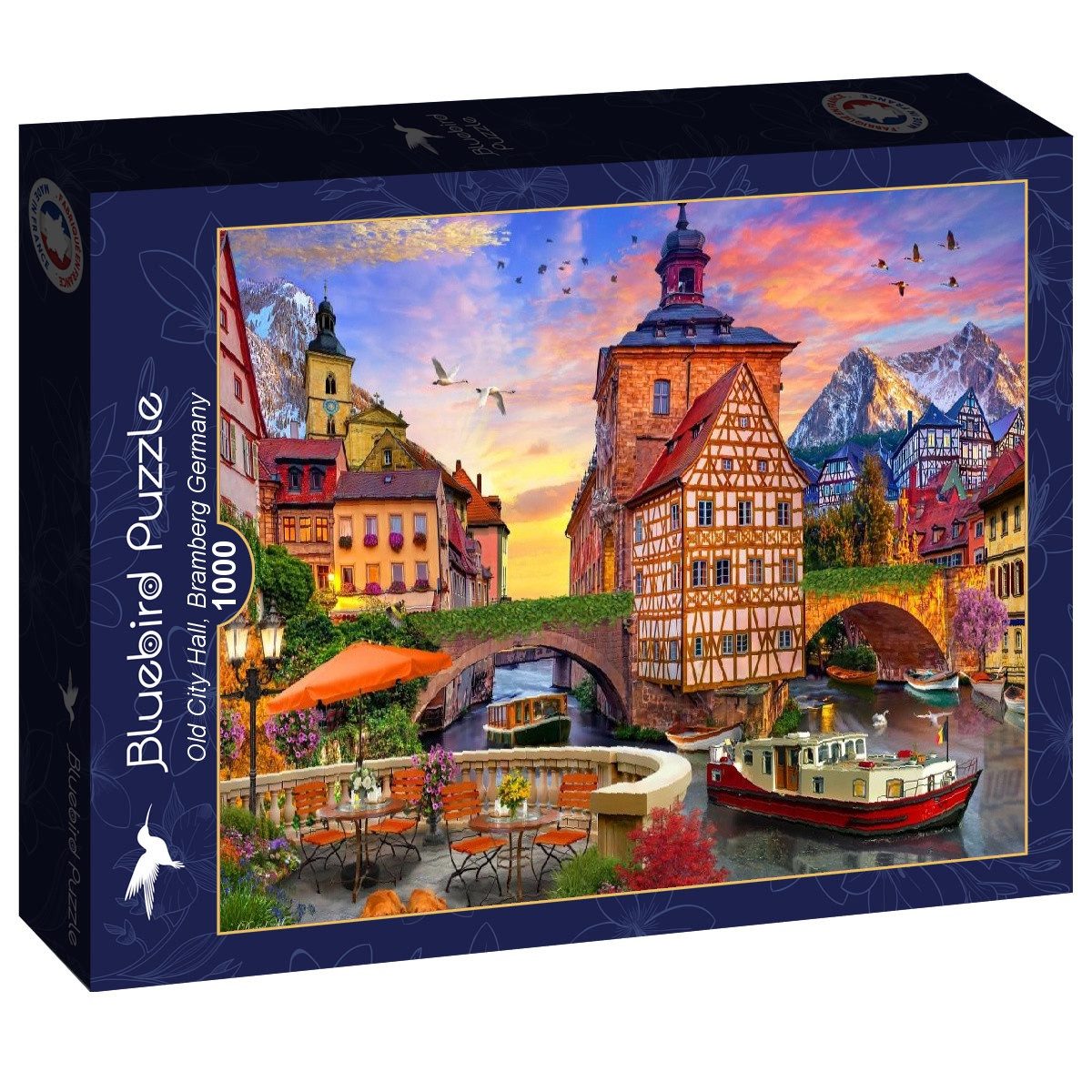 Bluebird Puzzle Puzzle Old City Hall, Bamberg, Germany, Puzzleteile