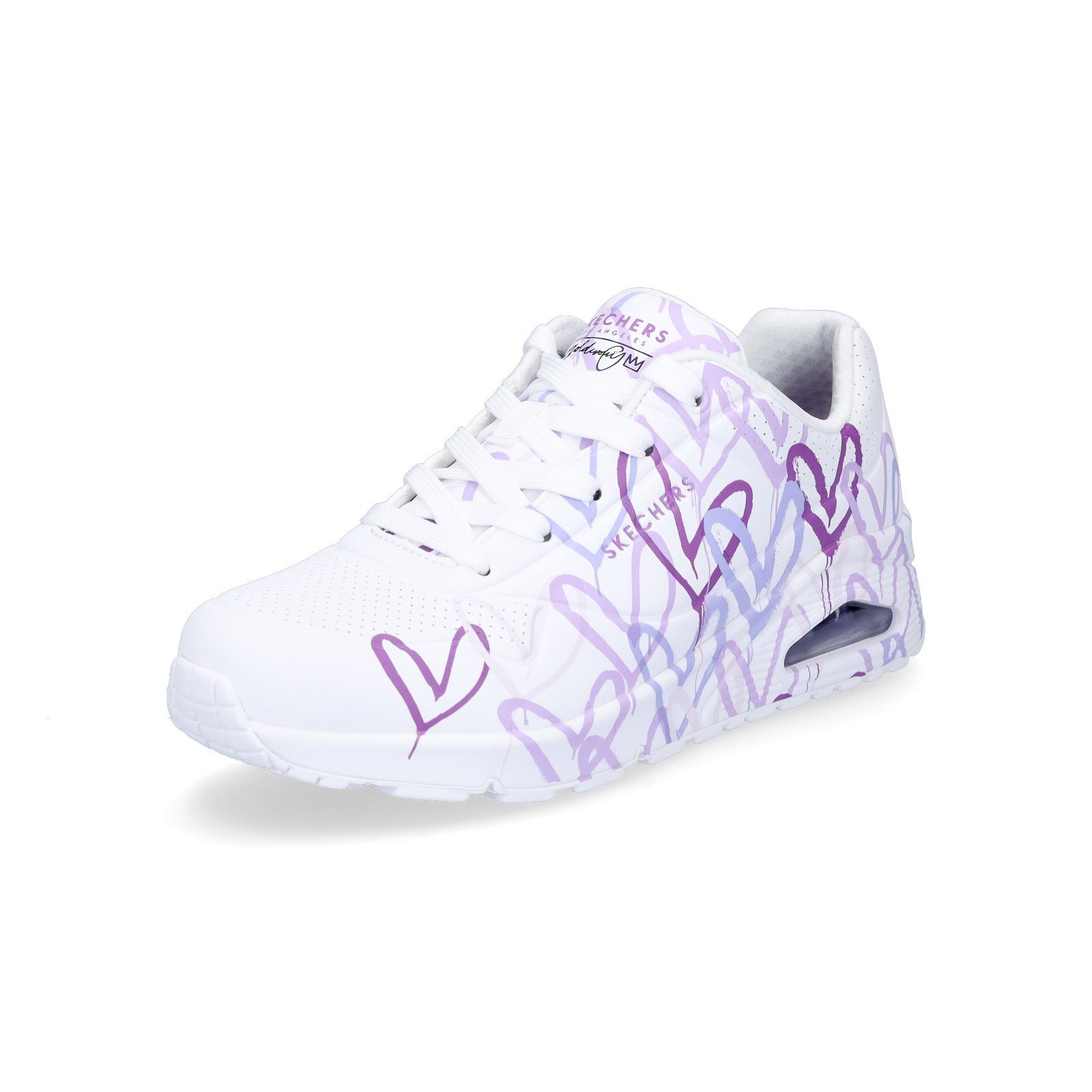 Skechers Skechers JGoldcrown Damen Sneaker UNO Spread The Love weiß lila Sn günstig online kaufen