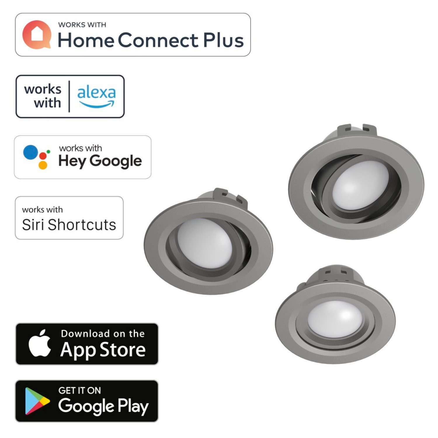 Hama LED Einbaustrahler 3x WiFi LED günstig online kaufen