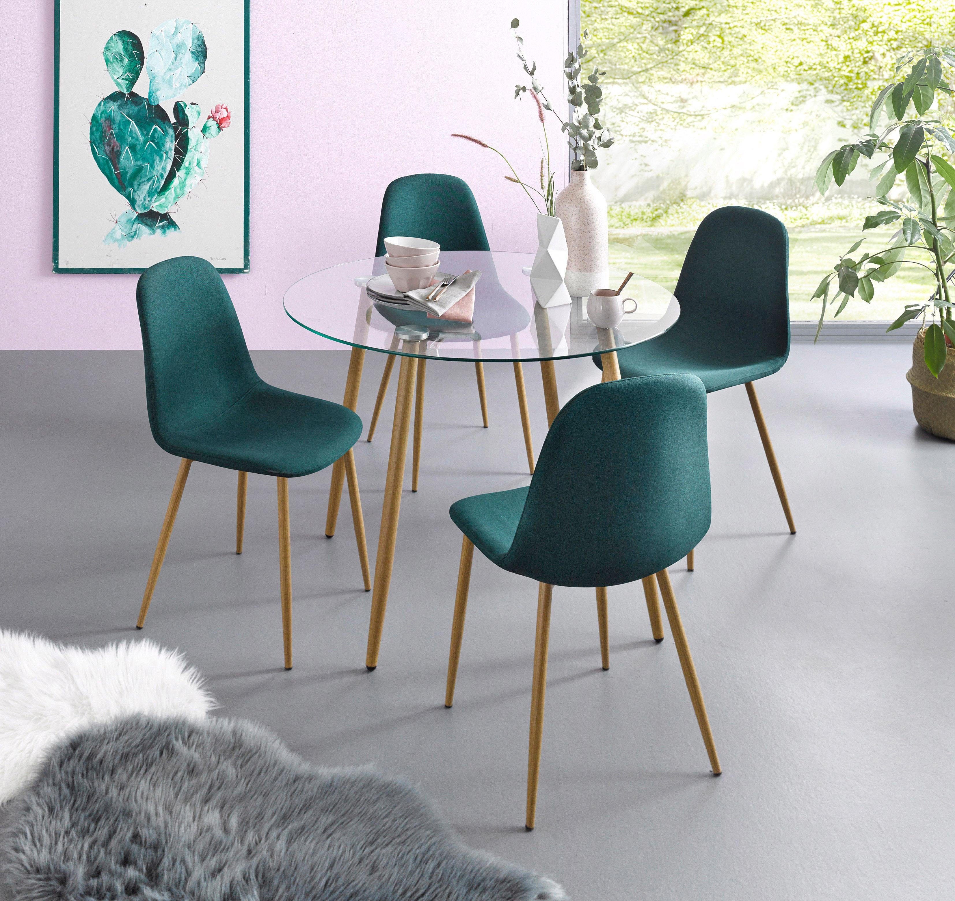 INOSIGN Essgruppe Miller, (Set, 5-tlg), Glastisch günstig online kaufen