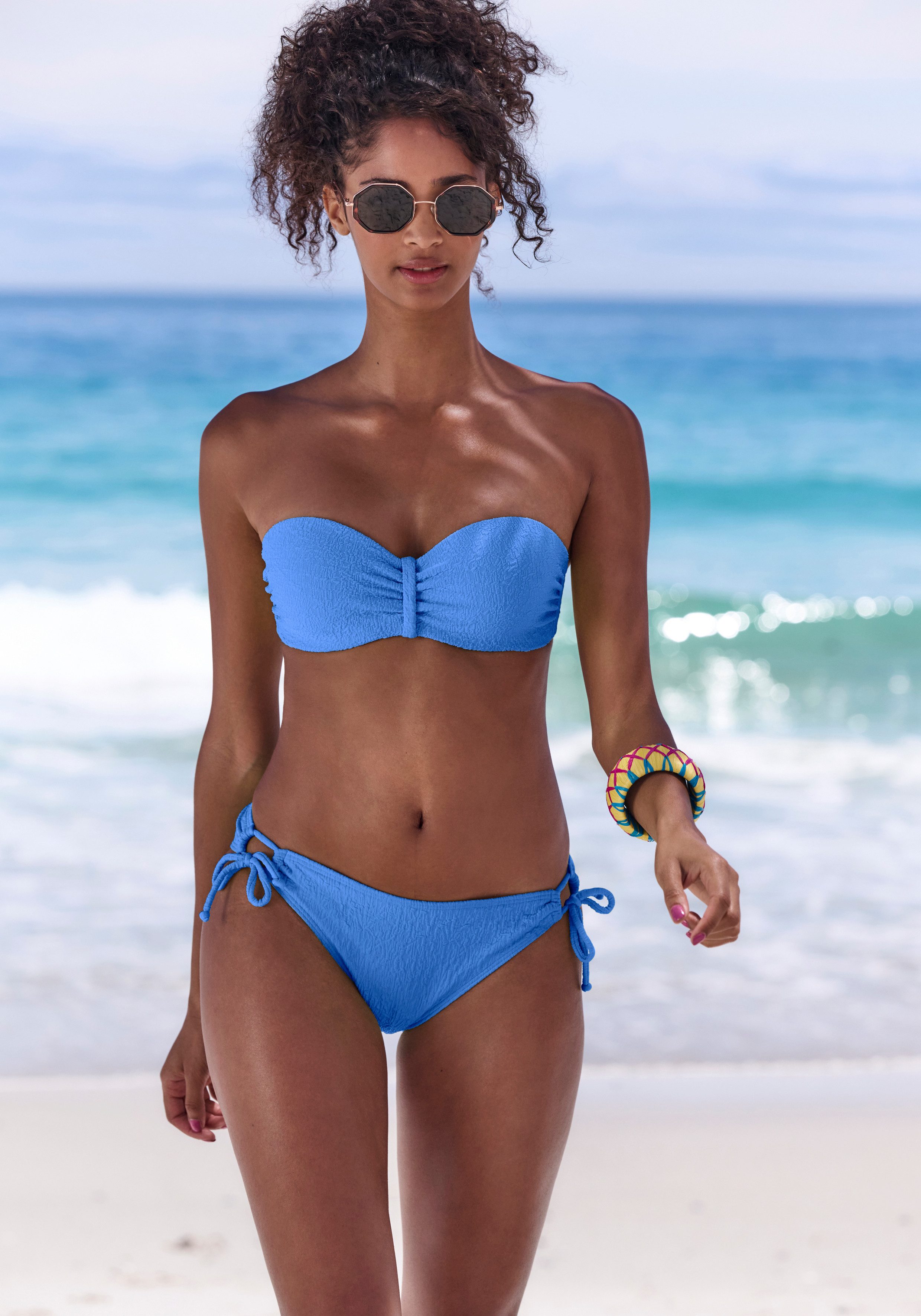 s.Oliver Bügel-Bandeau-Bikini-Top Oana, mit Strukturmuster