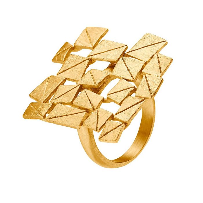 Heideman Fingerring Partis goldfarbend (Ring 1-tlg. inkl. Geschenkverpackung) Damenring