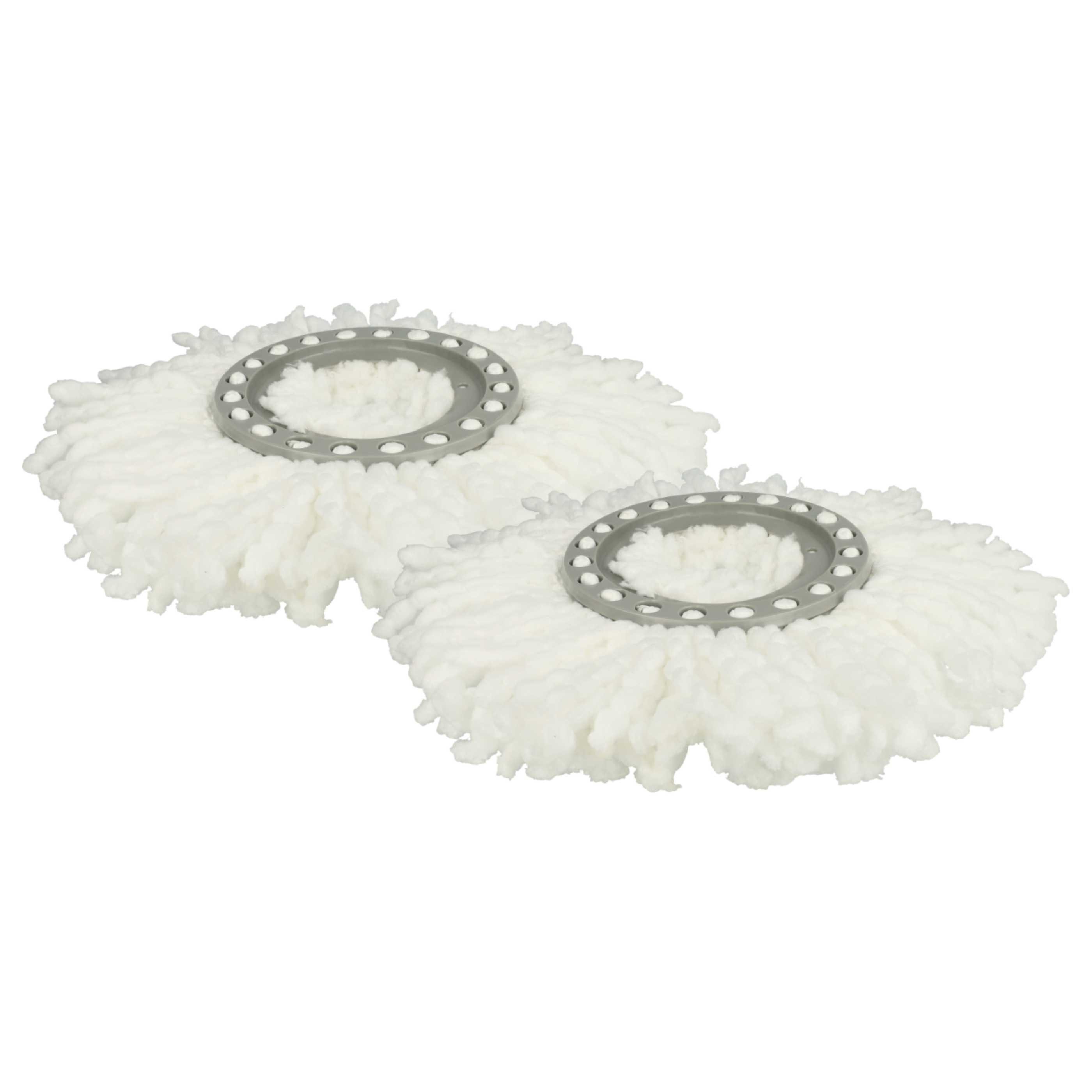 vhbw passend für Leifheit Clean Twist Mop Ergo, Clean Twist Disc Mop, Clean Wischmopp-Ersatzkopf (Mikrofaser)
