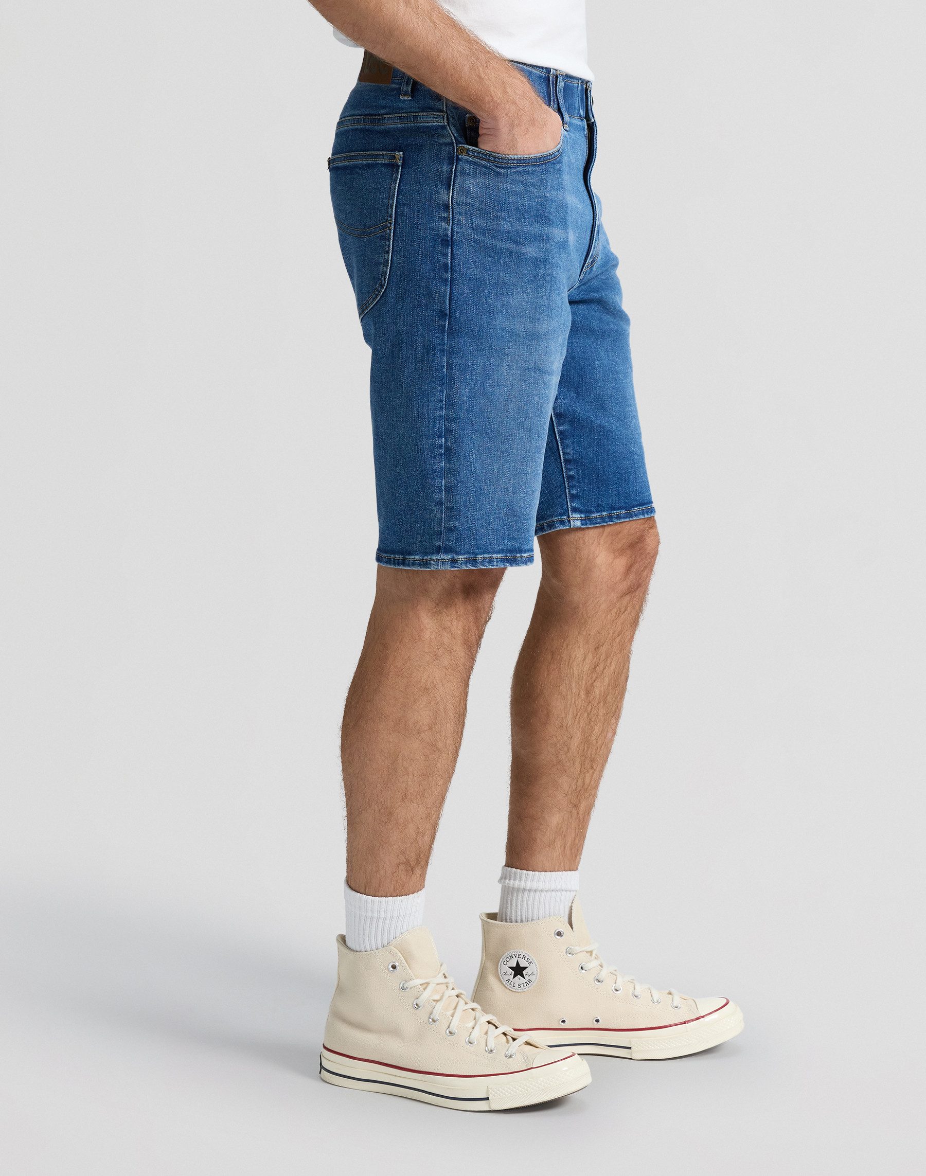 Lee® Jeansshorts XM 5 POCKET Sommerhose Extreme Motion Denim