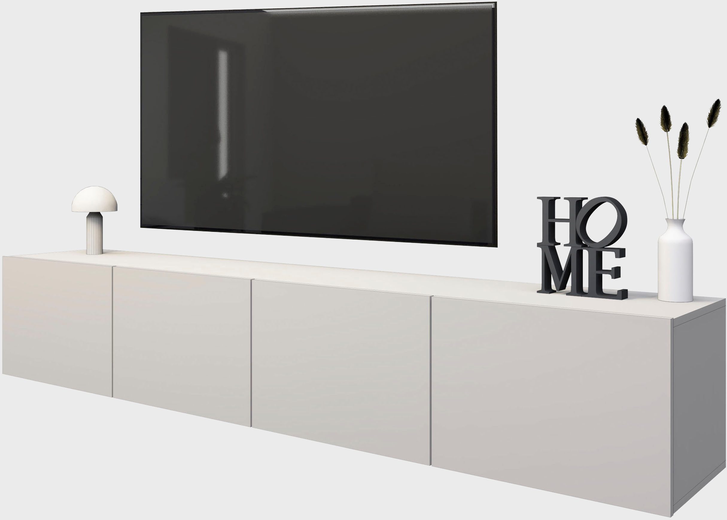 borchardt Möbel Lowboard Sophia, Breite 200 cm mit 4 Türen, stehend und hän günstig online kaufen