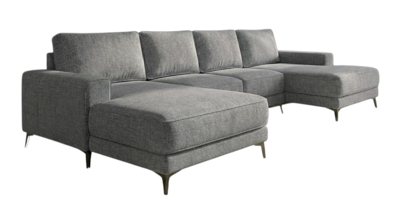 A&J MöbelLand GmbH Ecksofa VALTOR mit Schlaffunktion, Bonellfederkern und Bettkasten, TOP ANGEBOT!