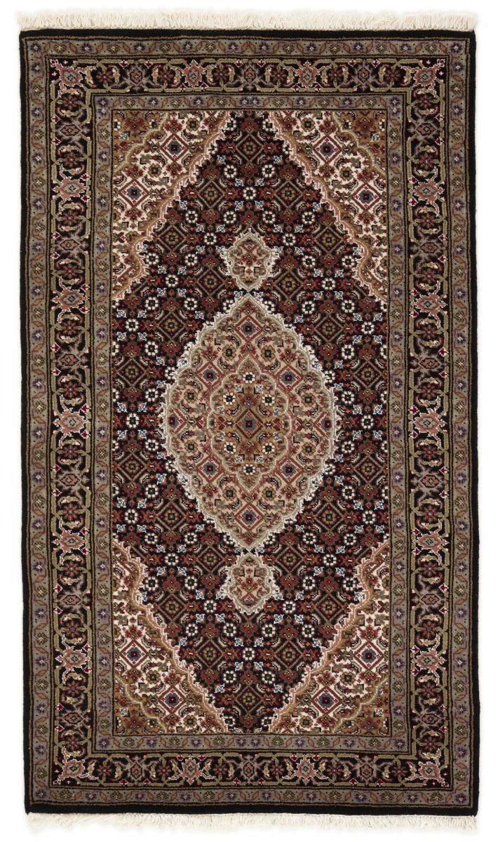Orientteppich Indo Täbriz 93x161 Handgeknüpfter Orientteppich, Nain Trading, rechteckig, Höhe: 12 mm