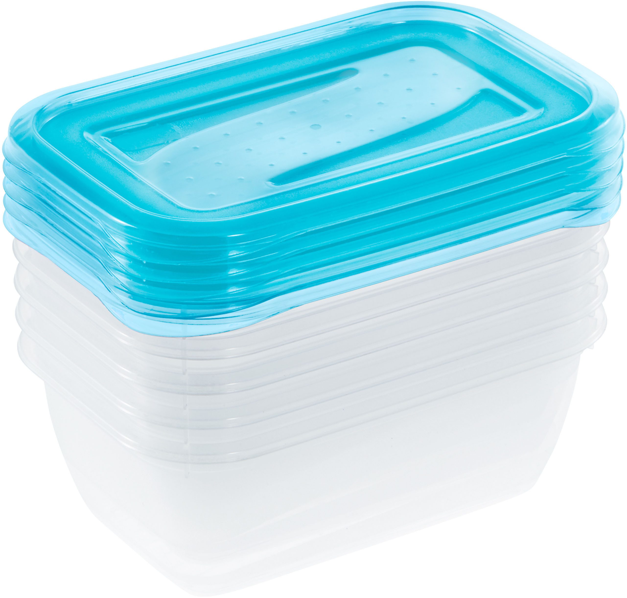 keeeper Frischhaltedose Fredo Fresh (Set,17-tlg), rechteckig, 500-2000 ml, Kunststoff, (Set, 17-tlg), lebensmittelecht, spülmaschinengeeignet, gefriergeeignet