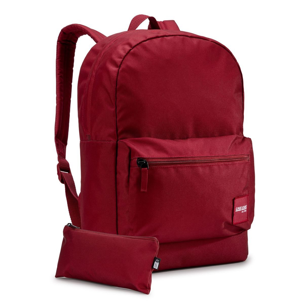 Case Logic Notebookrucksack Commence Backpack Rucksack Pome Red 24L (Rucksack mit Mäppchen), Notebook-Tasche Bag für 15" 15,4" 15,6" 16" 16,2" Zoll Notebook Laptop