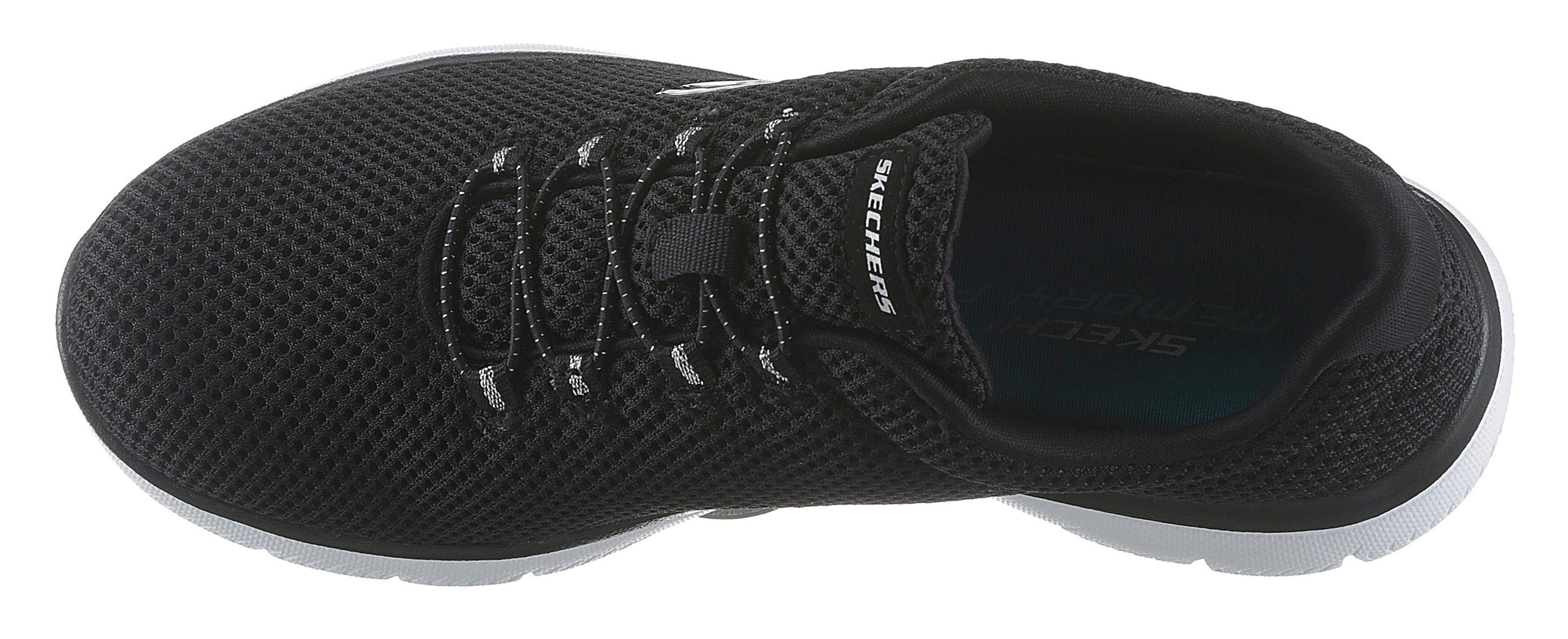 Skechers Summits Slip-On Sneaker Schaftrand mit gepolstertem black