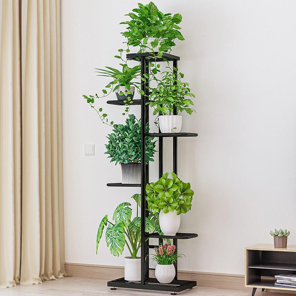 GarveeMore Küchenorganizer-Set 6-Tier Pflanzenständer, 7-Topf Indoor Hohe P günstig online kaufen