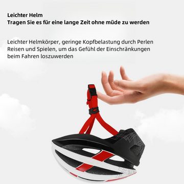 PFCTART Fahrradhelm Sicherheits Fahrradhelm mit USB Lade Rücklicht für Nachtfahrten (Geeignet für Mountainbikes, Trailbiking, etc), Stoßabsorbierendes EPS-Innenfutter