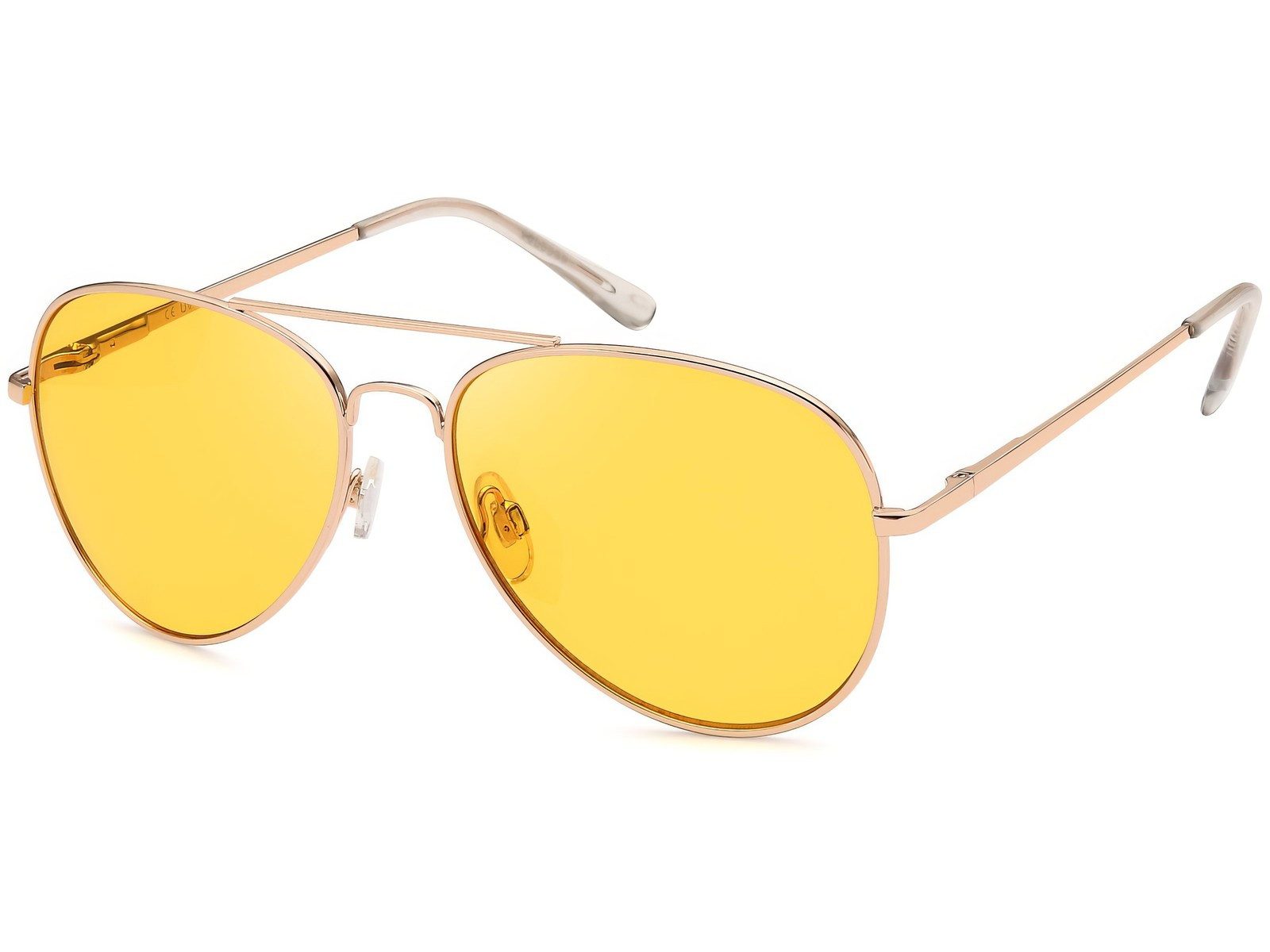 Gestell Gold / Glas Gelb