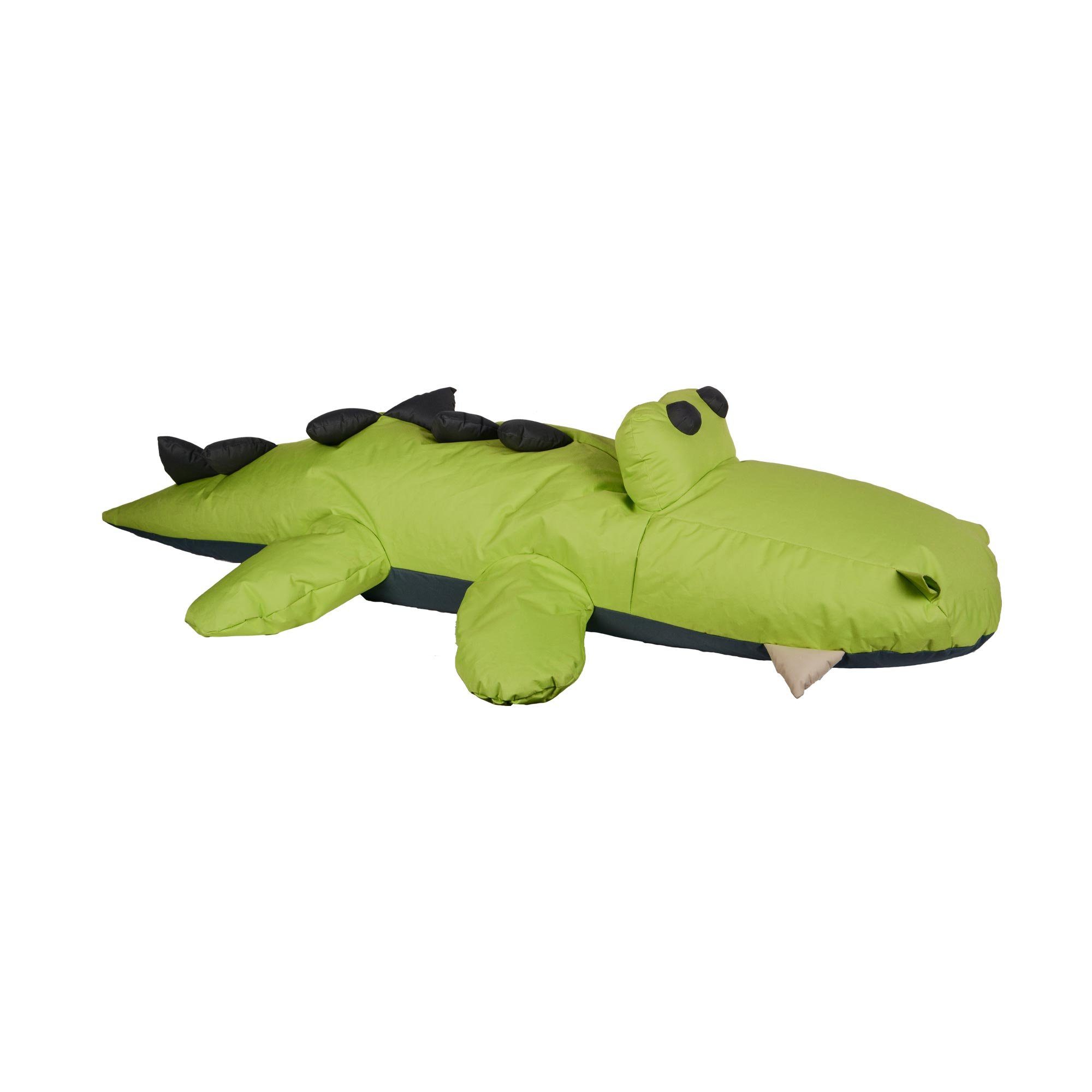 UNUS HOME Sitzsack Sitztier Krokodil klein/groß ohne Füllung (1 St) | Sitzsäcke