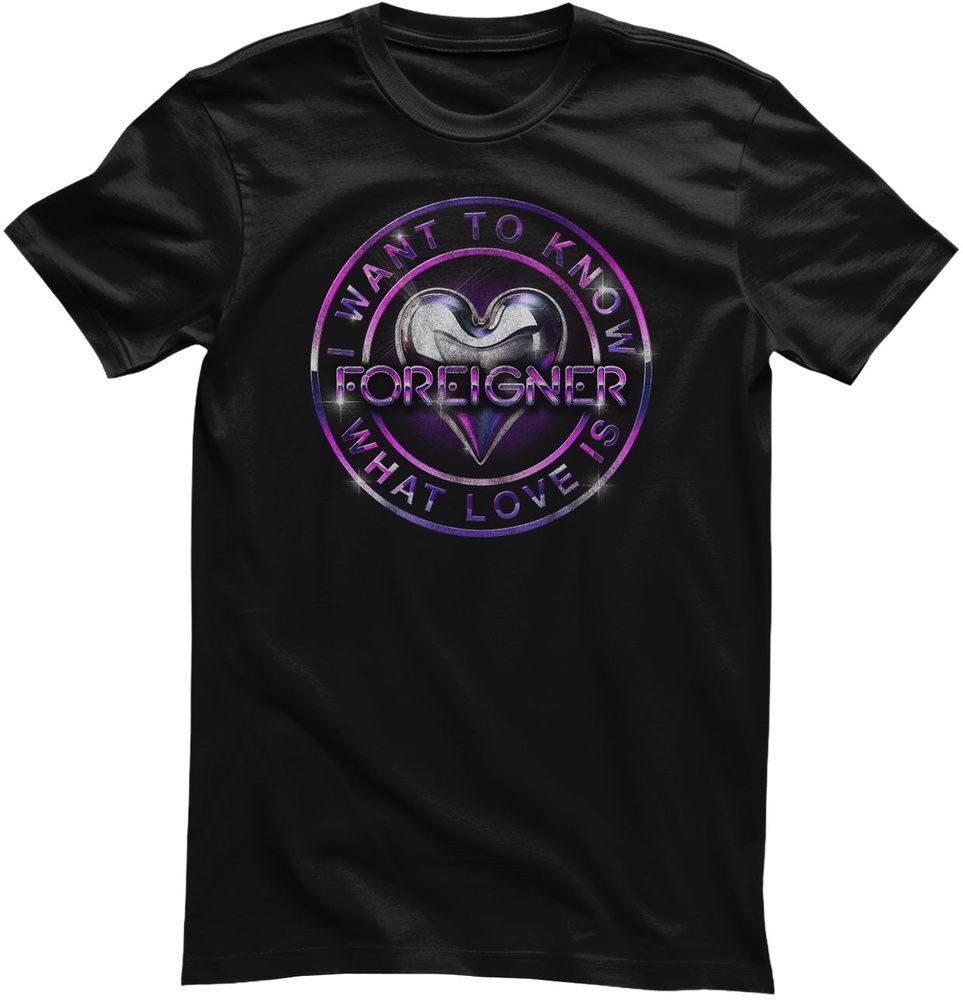 Foreigner T-Shirt I Want To Know What Love Is T-Shirt