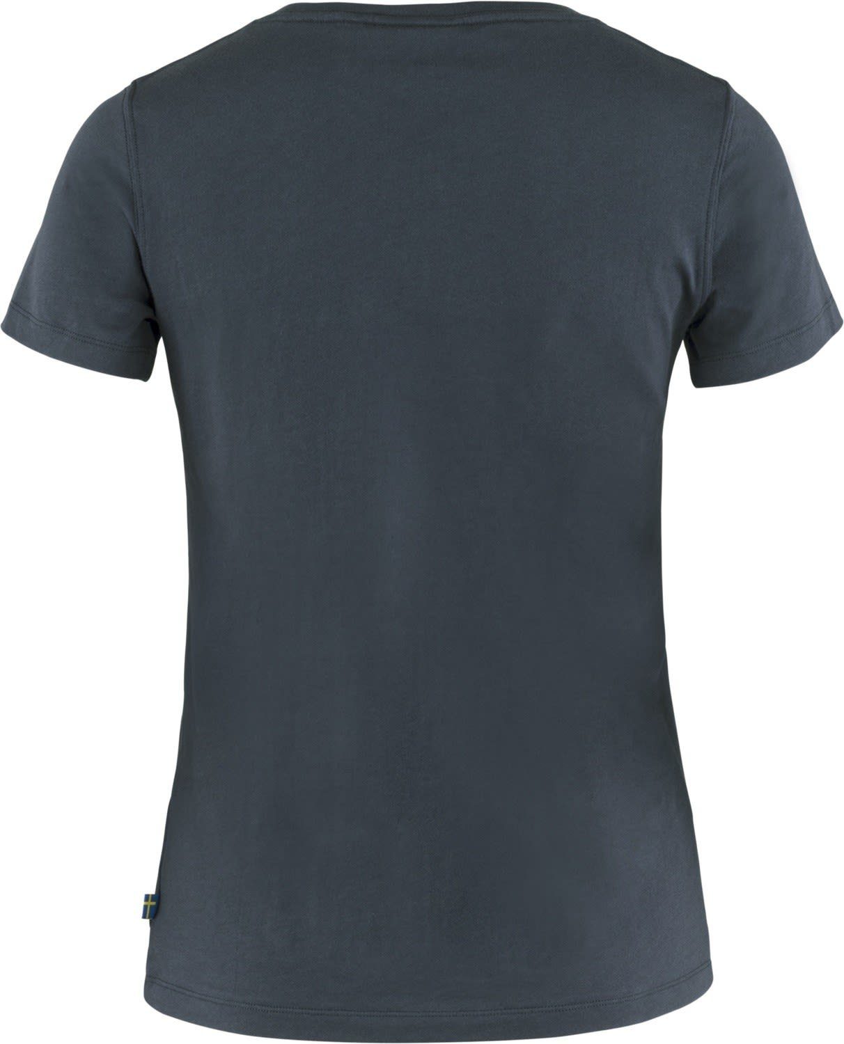 Navy T-Shirt T-shirt Kurzarm-Shirt Övik Fjällräven Damen Fjällräven W