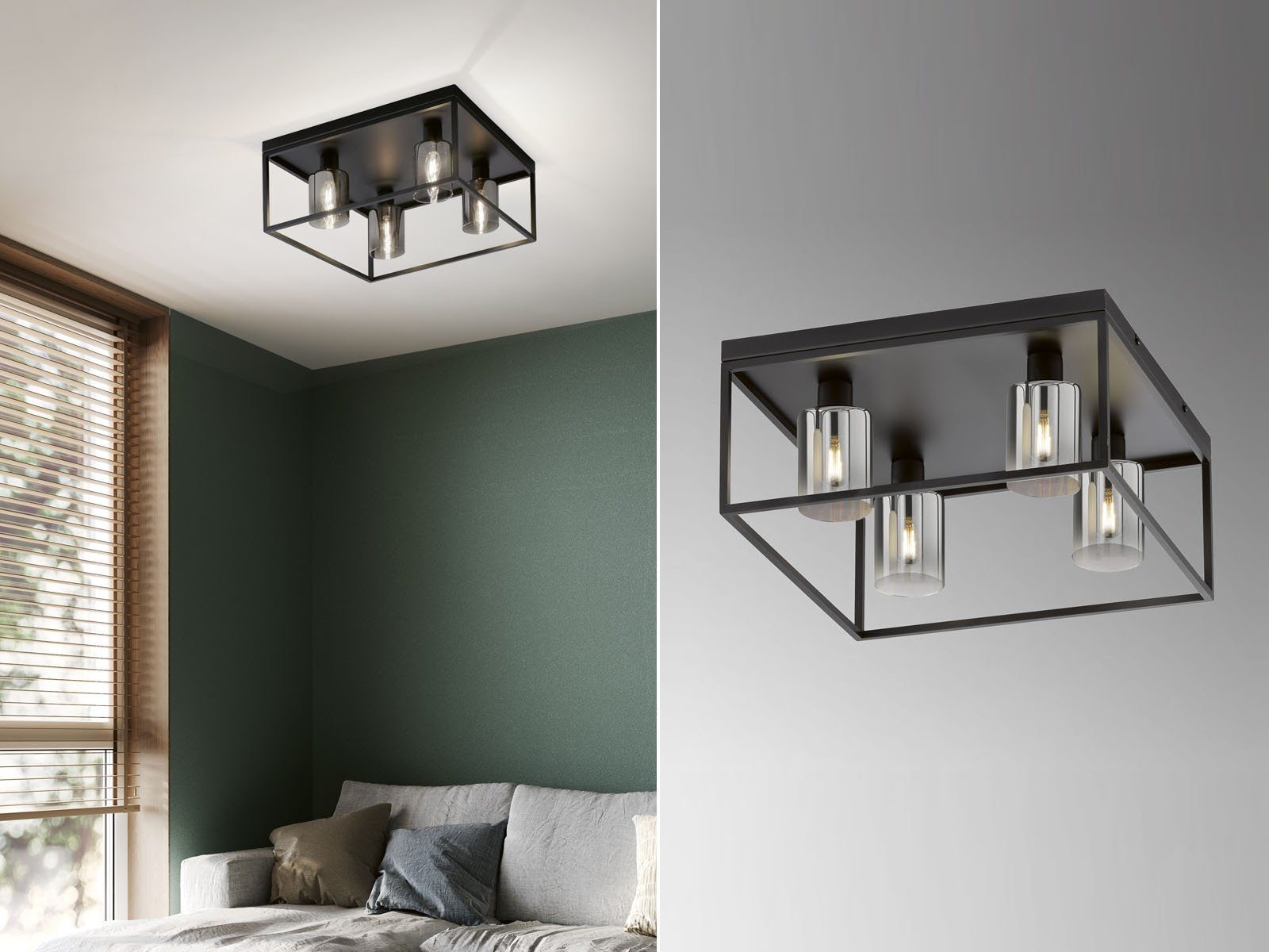 FISCHER & HONSEL LED Deckenleuchte, LED günstig online kaufen