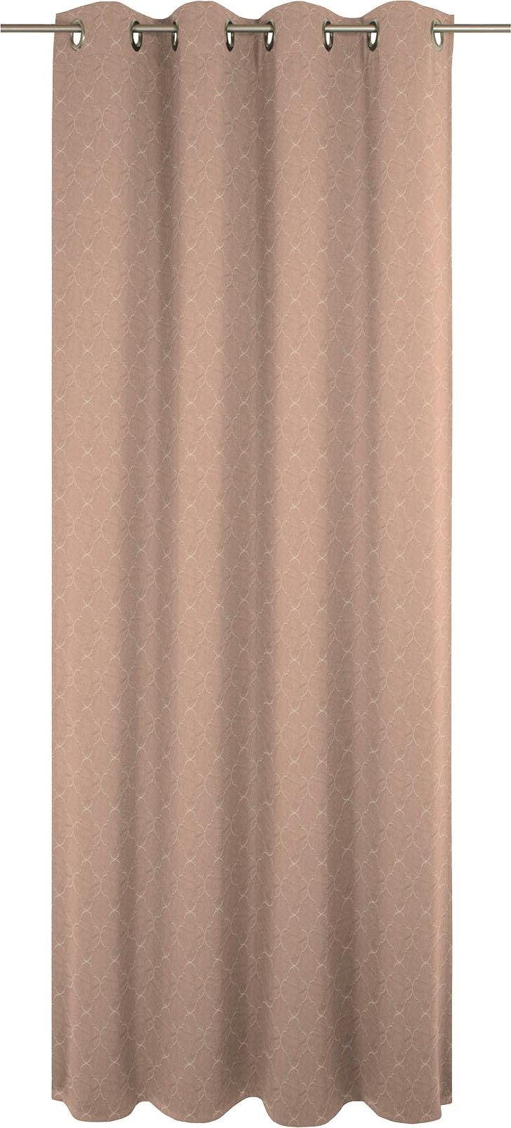 Vorhang Indian Cortezada, Adam, blickdicht, Ösen St), beige Jacquard (1