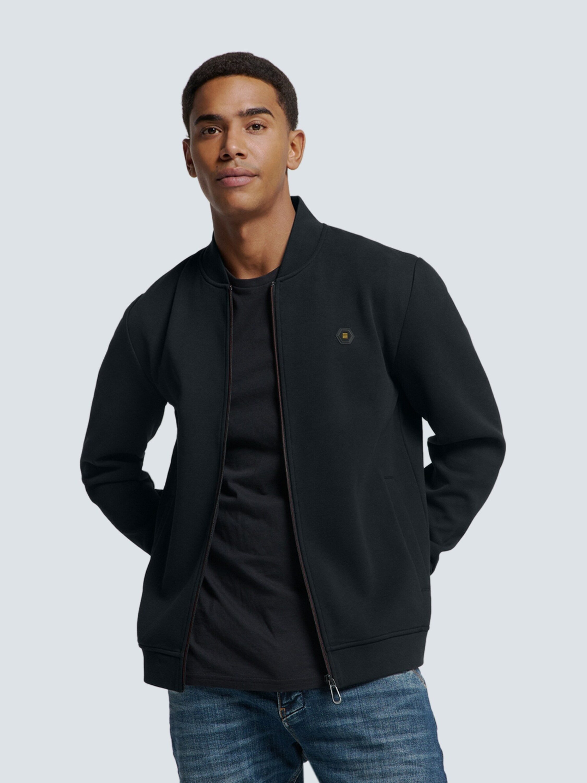 NO EXCESS Sweatjacke (1-tlg)
