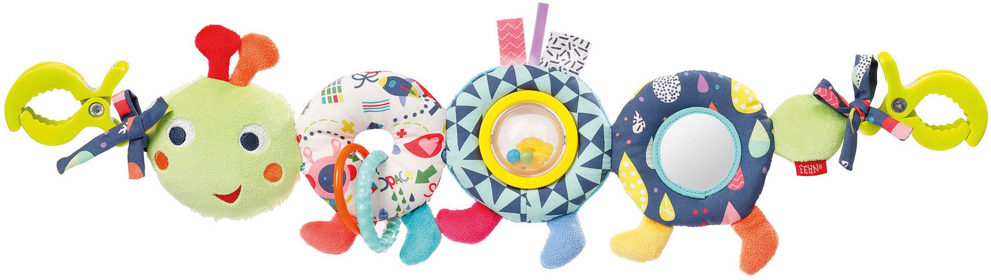 Fehn Kinderwagenkette Raupe Color Friends