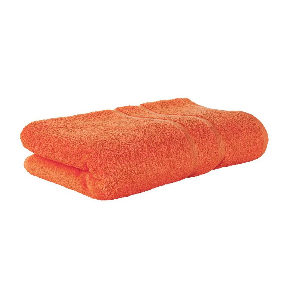 StickandShine Handtuch Handtücher Badetücher Saunatücher Duschtücher  Gästehandtücher in Orange zur Wahl 100% Baumwolle 500 GSM
