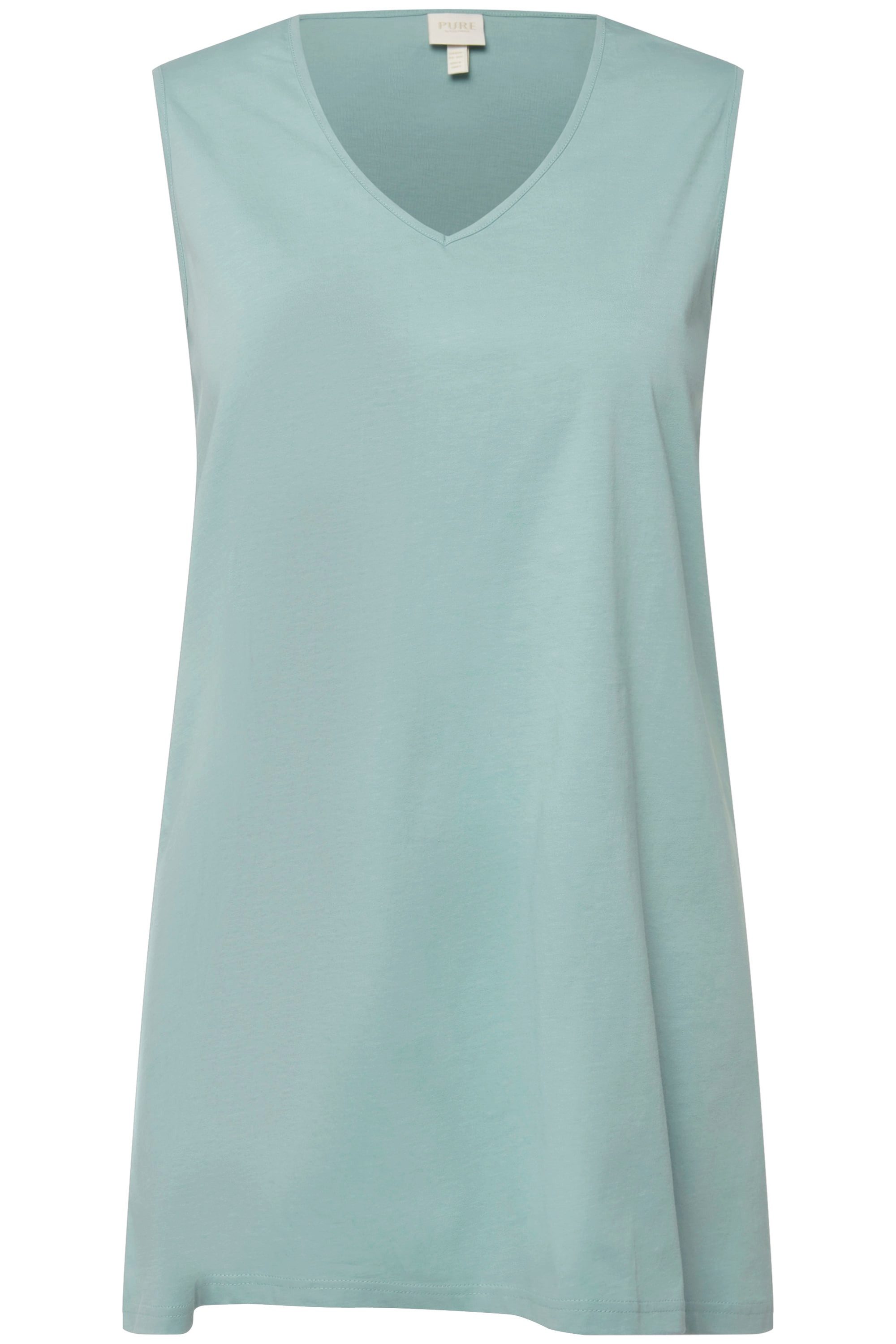 Ulla Popken Longshirt Longtop Naturfärbung A-Linie günstig online kaufen