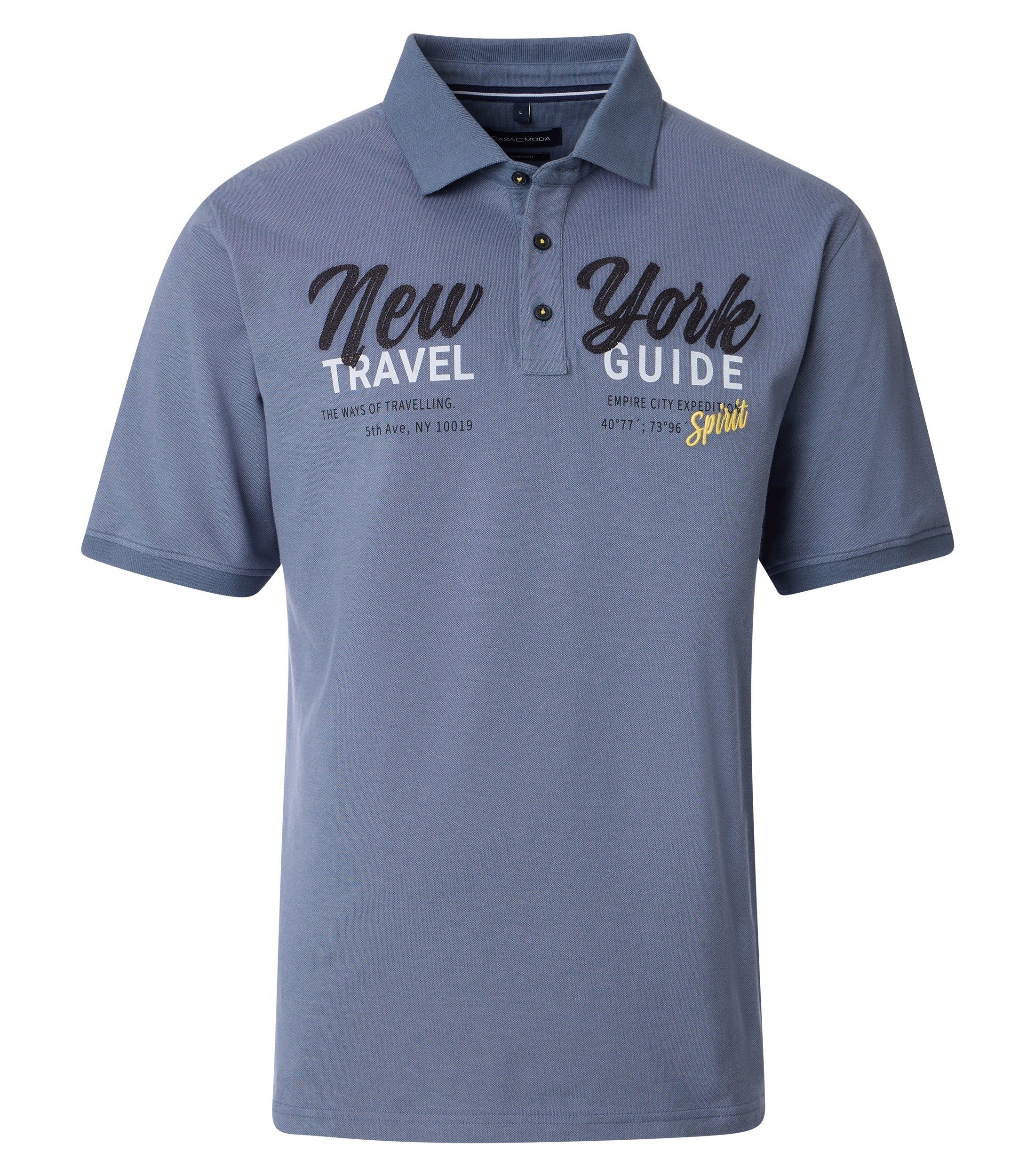 CASAMODA Poloshirt CASAMODA Polo-Shirt Print