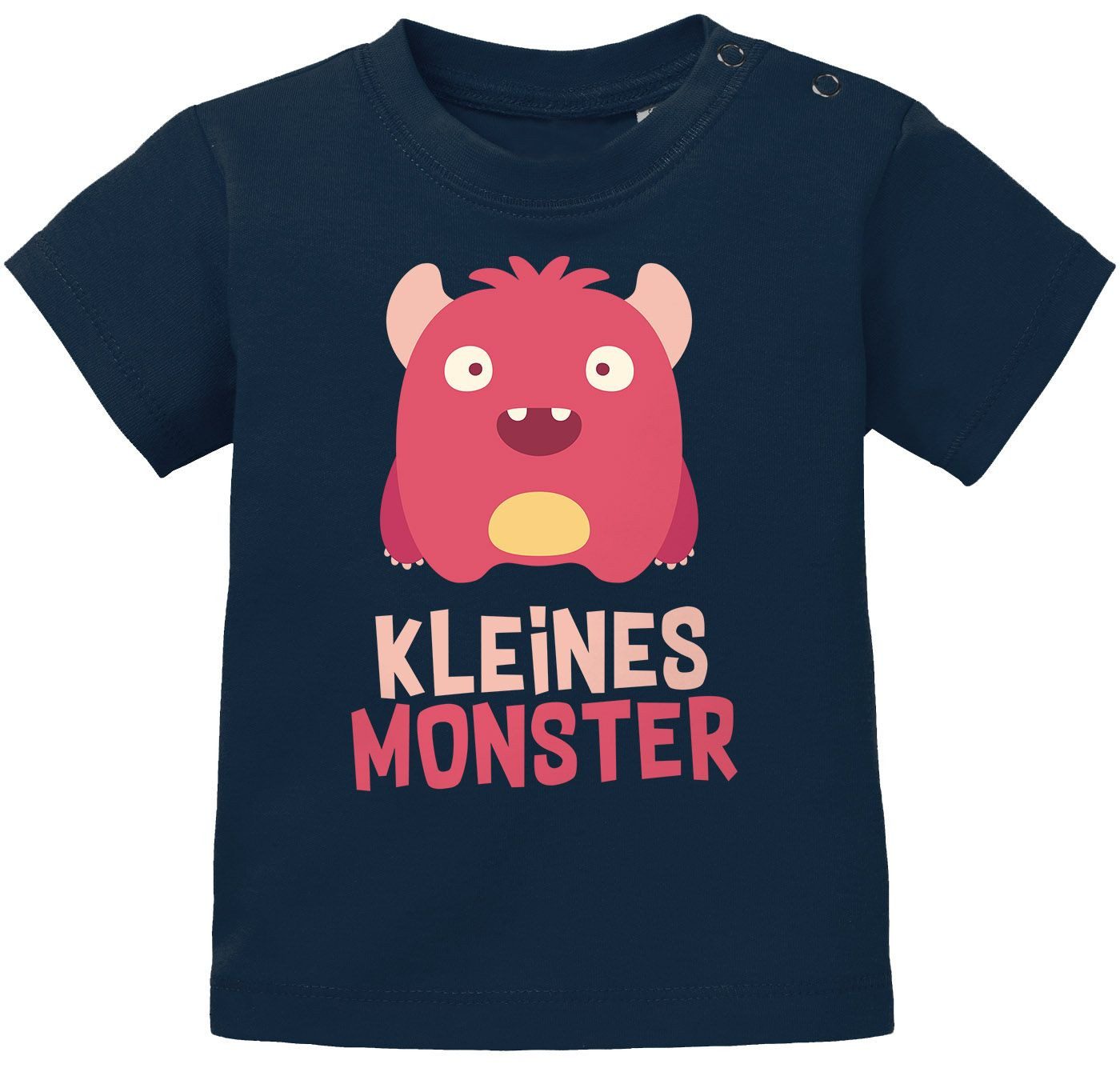 Print-Shirt Baby T-Shirt kurzarm Print Kleines Monster lustig witziges Geschenk