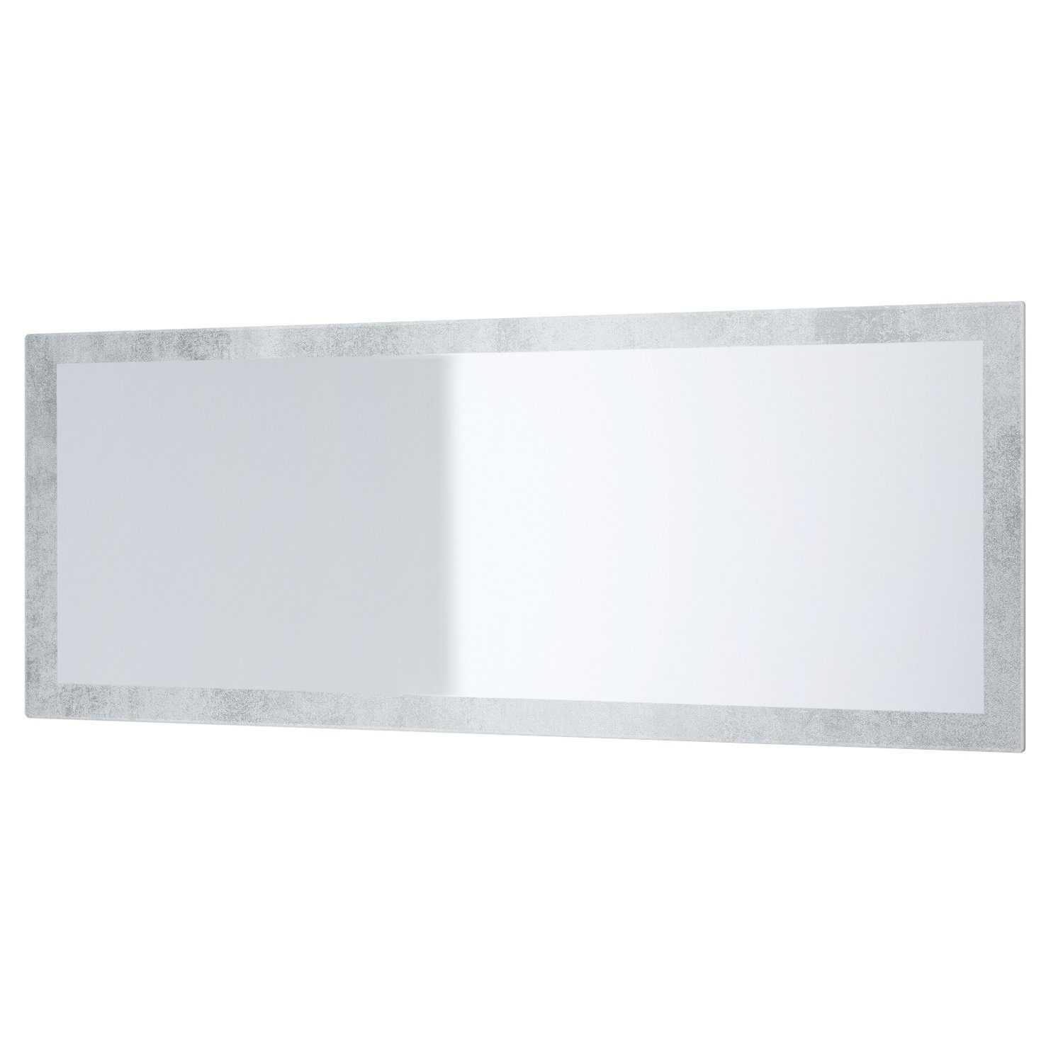 (Wandspiegel, 55 Vladon x Stil), Oxid (139 Rahmen modernen Wandspiegel Lima cm) Beton mit Optik im