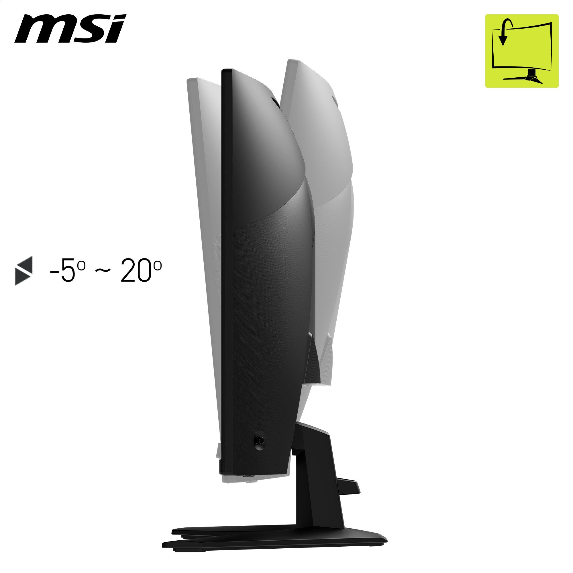 MSI MAG 32C6X Curved-Gaming-Monitor (80 cm/32 ", 1920 x 1080 px, Full HD, 1 ms Reaktionszeit, 250 Hz, VA LED, 3 Jahre Herstellergarantie)