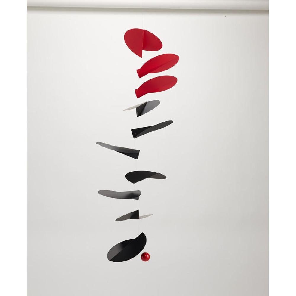Flensted Mobiles Mobile Mobile Turning Leaves Black & Red